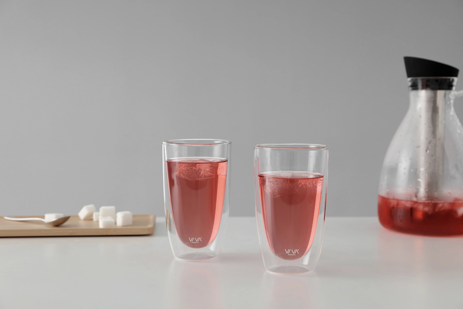 Lot de 2 tasses Lauren double paroi XL