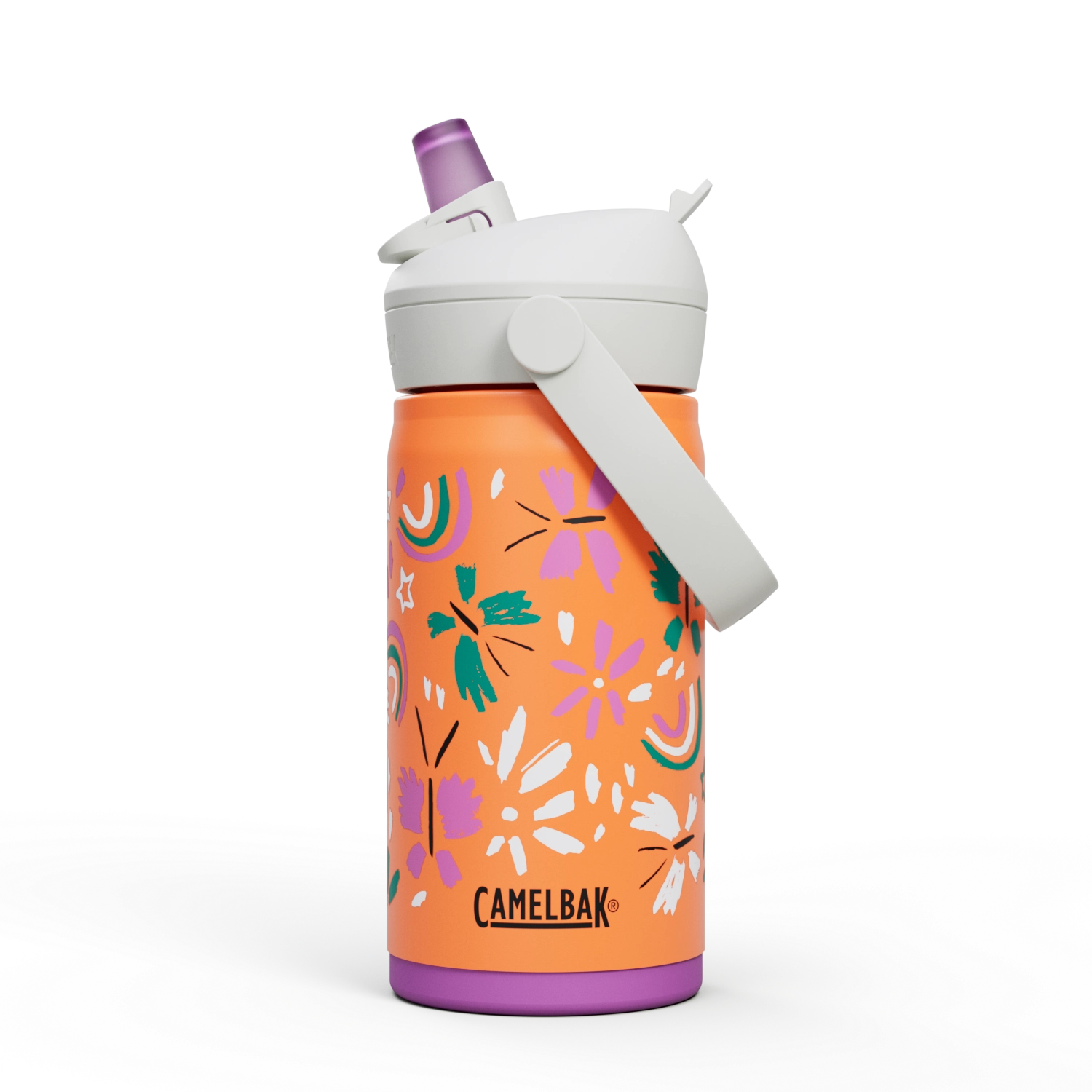 Thrive Flip Straw Kids VSS butterfly rainbow