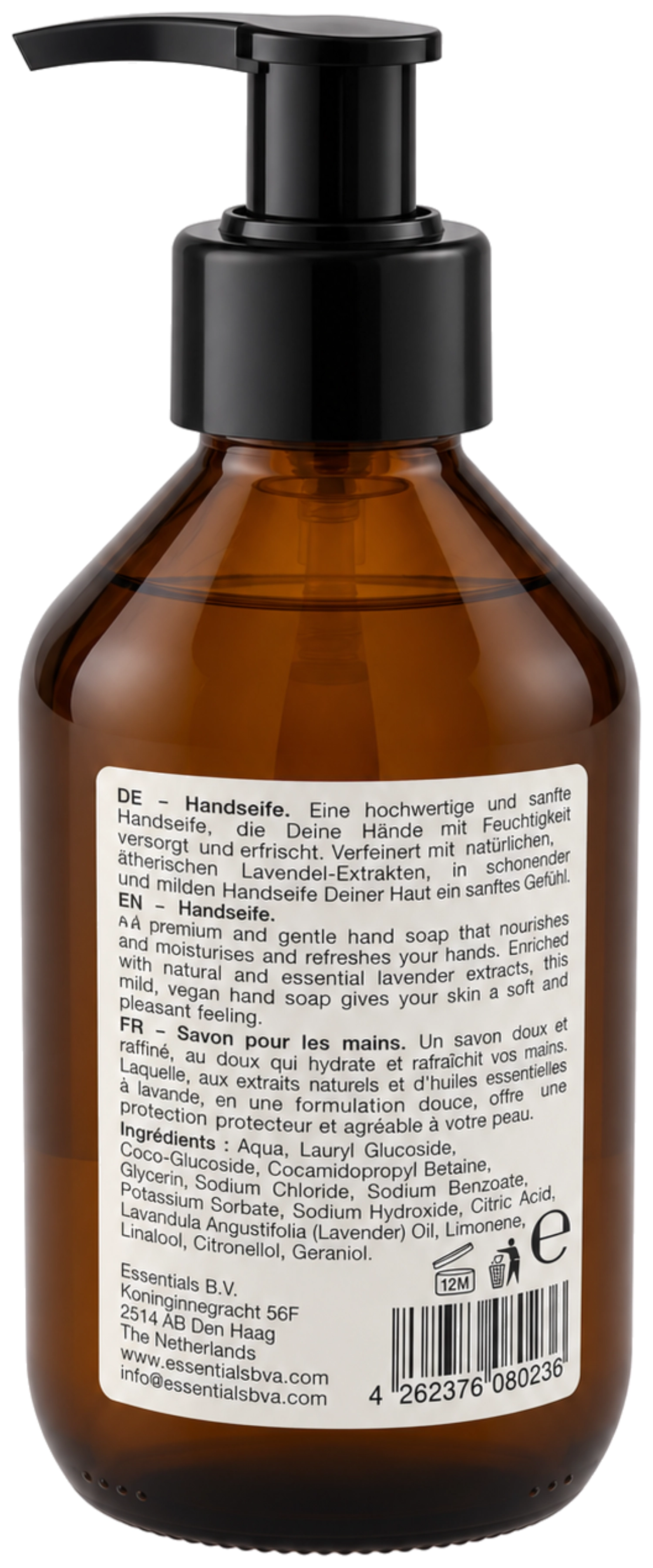 Hand Soap Handseife Lavendel 250ml Kunststoff-Pumpspender