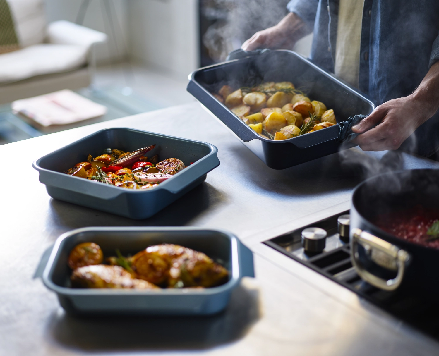 Nest Oven Backform antihaftbeschichtet M