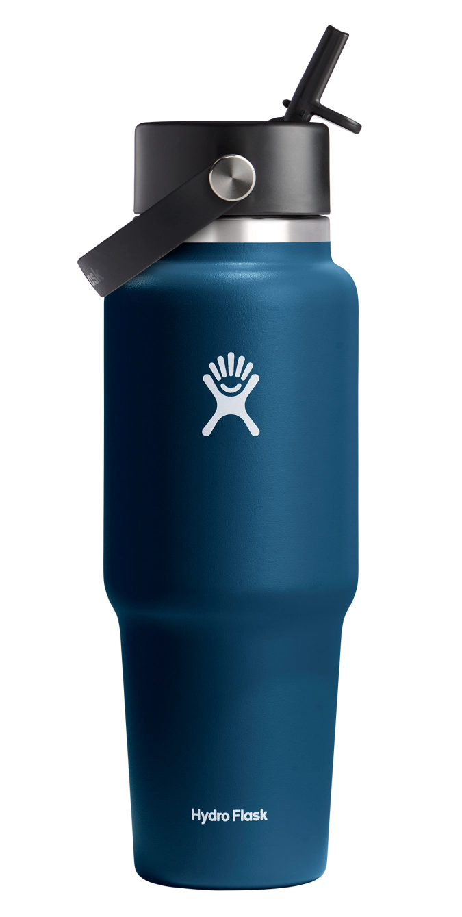 Gourde Wide Flex Couvercle avec paille