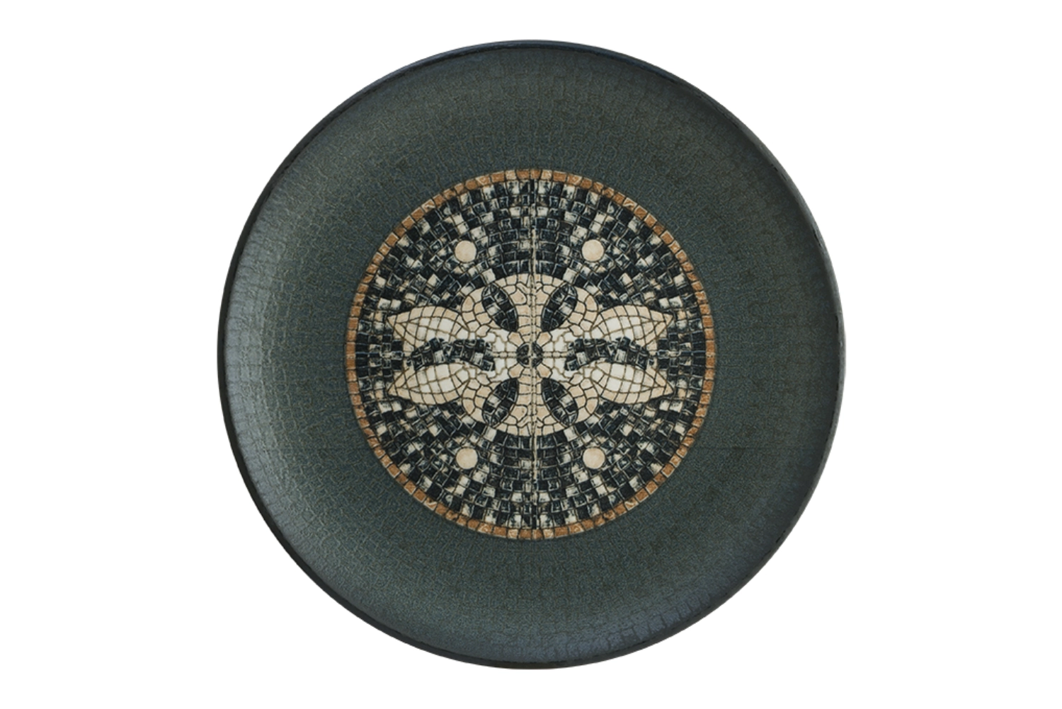 Mesopotamia Mosaic Assiette Anthracite Gourmet