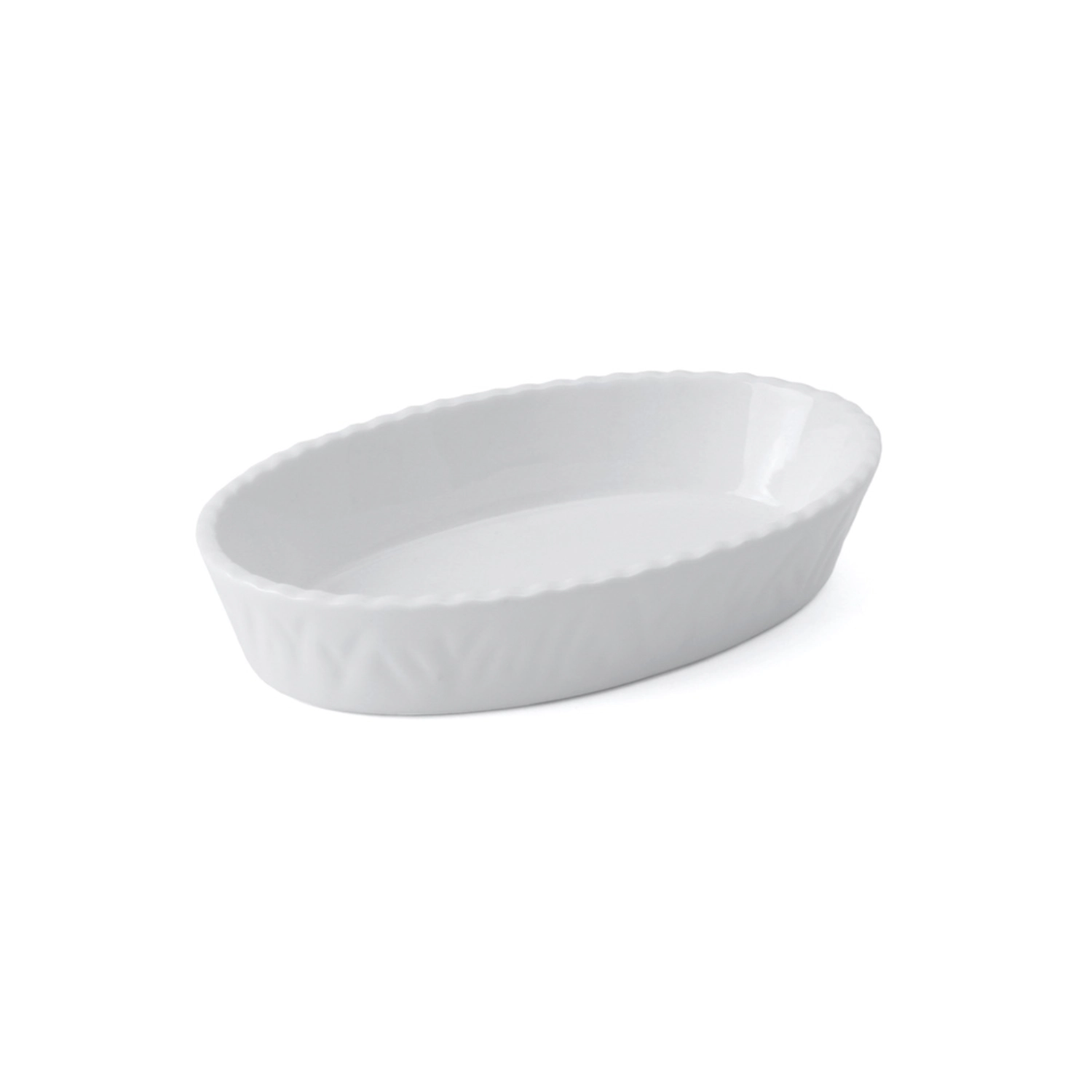 Porzellan Backform oval 19x12cm Toscana