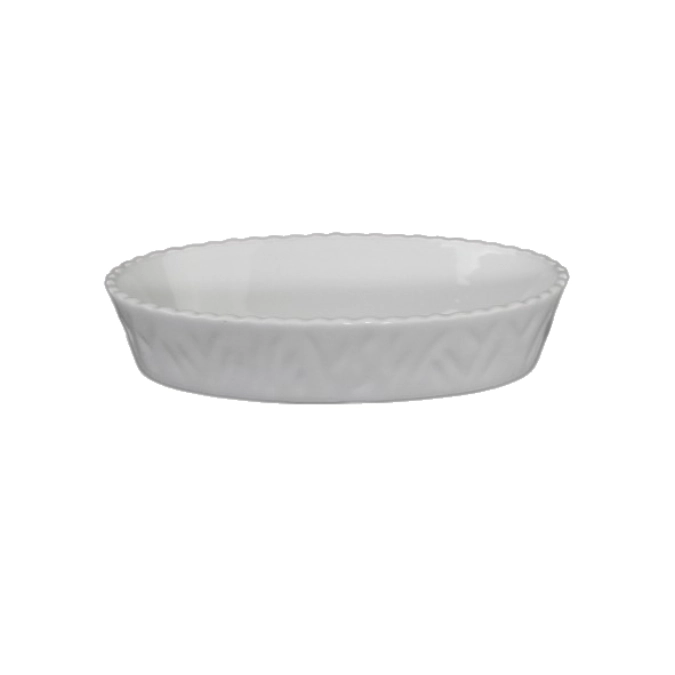 Porzellan Backform oval 19x12cm Toscana