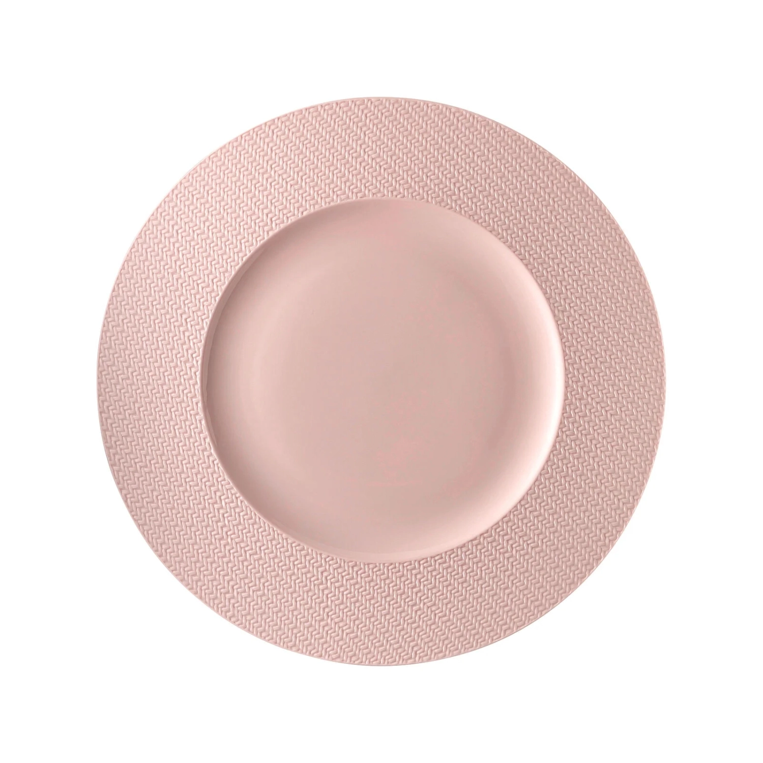 Kumi Rose tone assiette plate avec drapeau