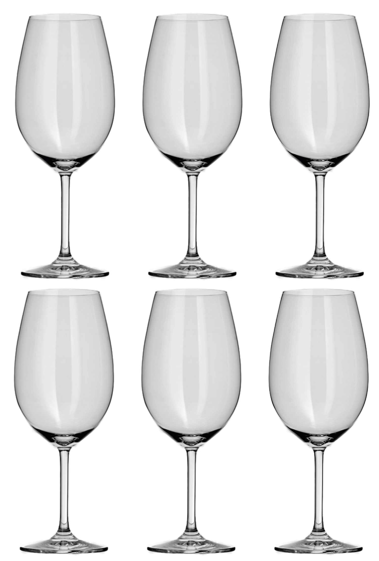 6er Set Ivento 130 Bordeauxkelch