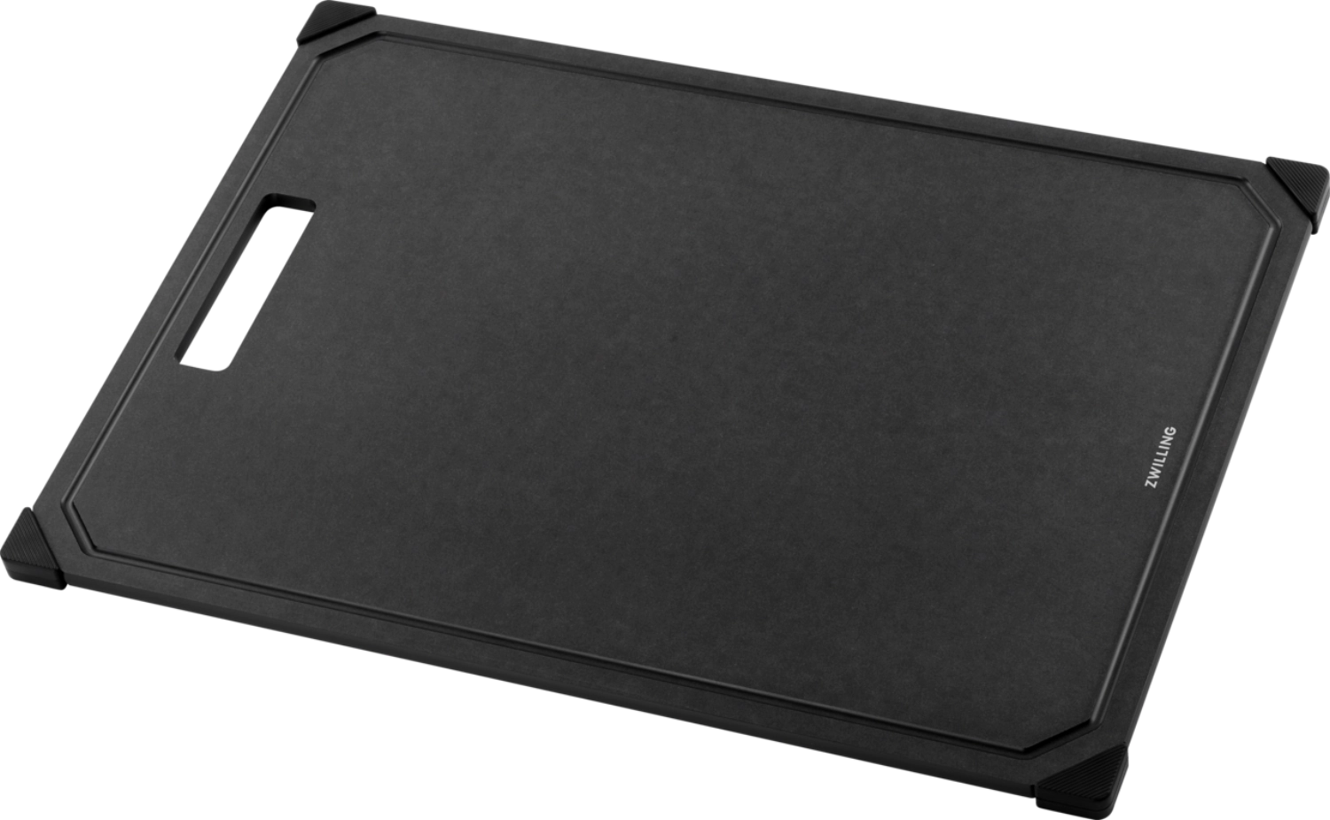 Planche à découper en fibre de bois Noir L