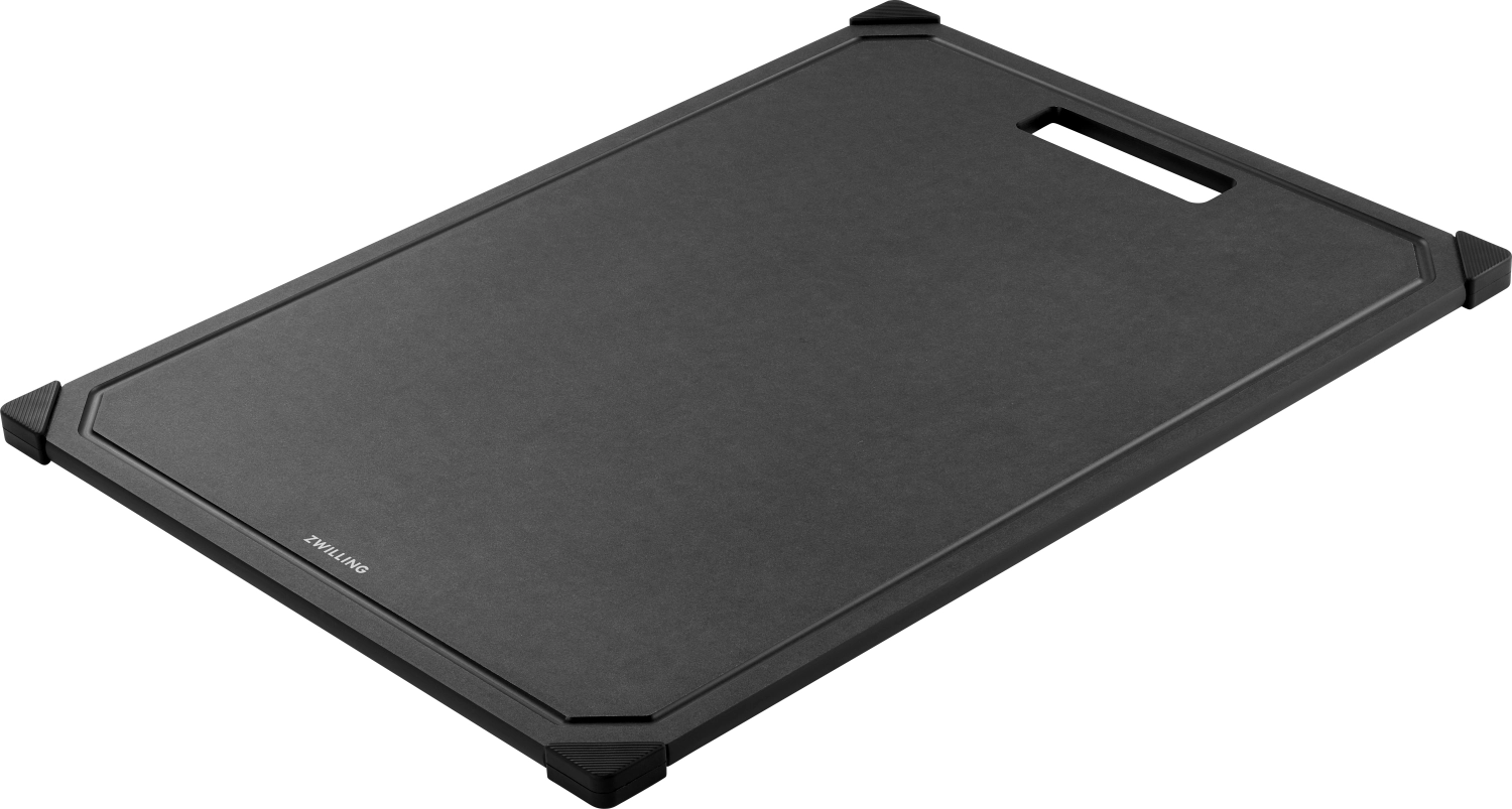 Planche à découper en fibre de bois Noir L