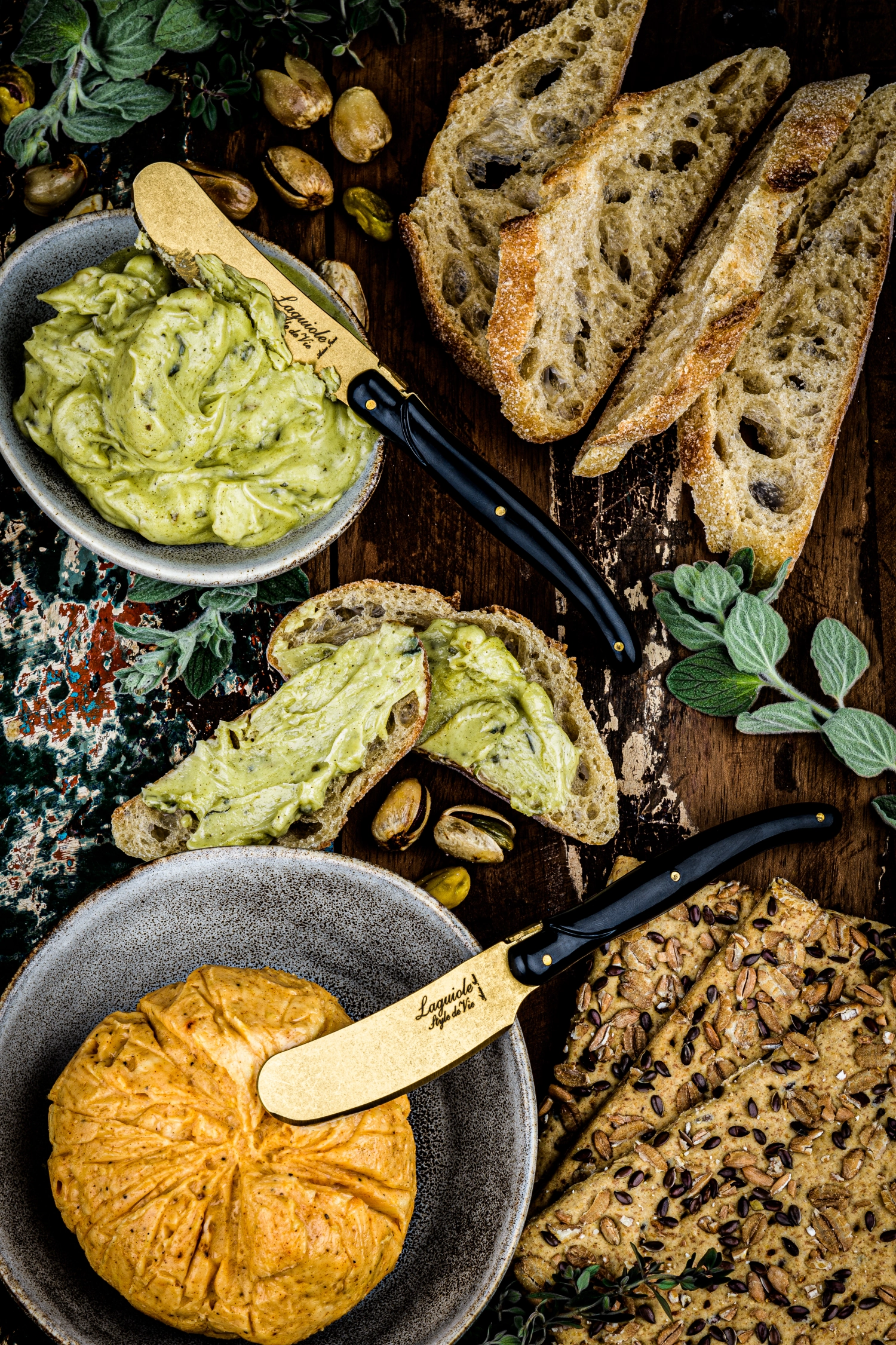 4tlg. Prestige Line Buttermesserset