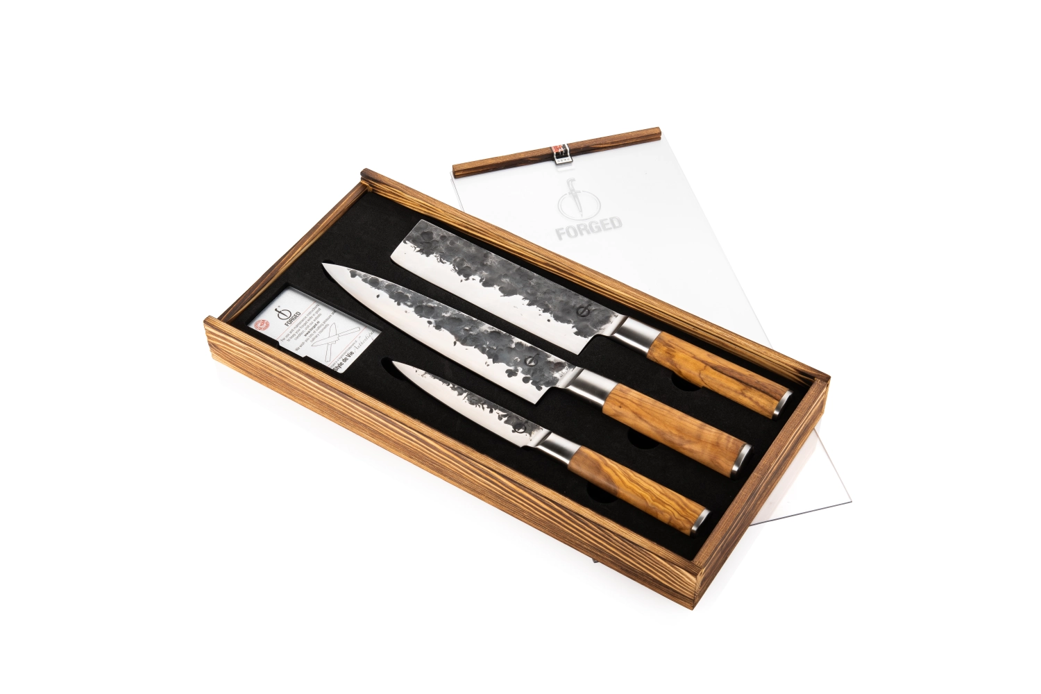 Set de couteaux 3pcs Forged Olive