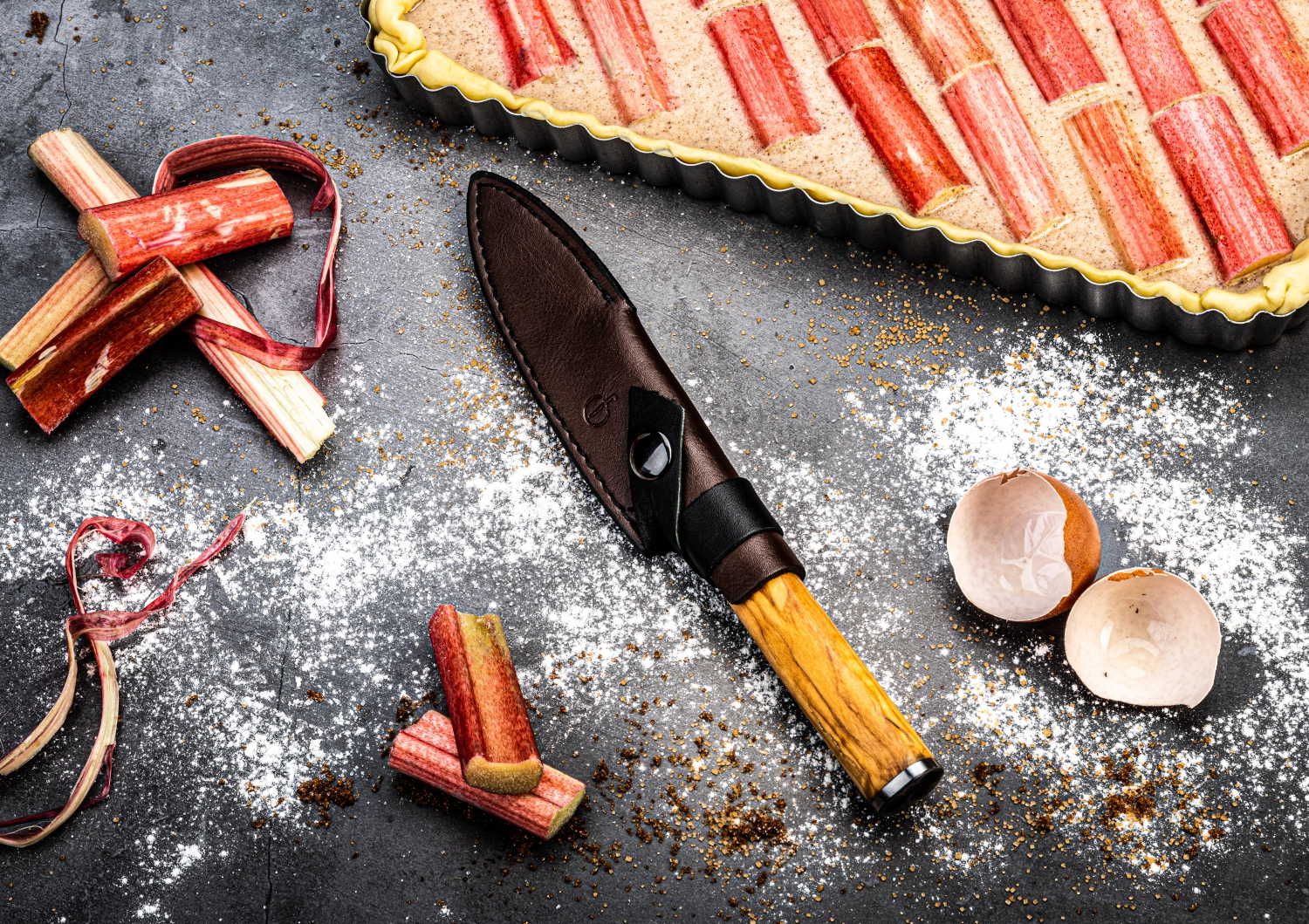 Lederetui Santokumesser