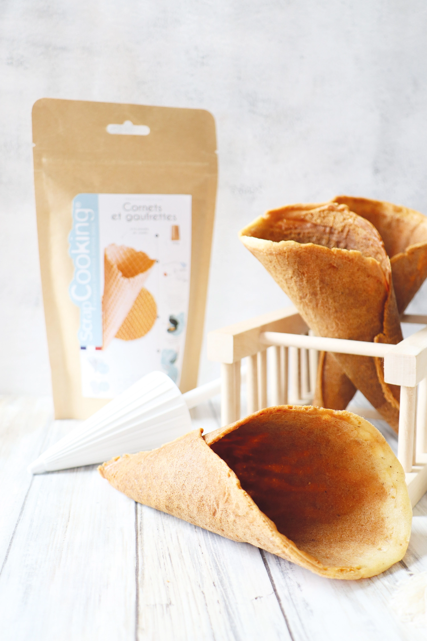 Fertigmischung für Vanillewaffeln / Cornet 250g