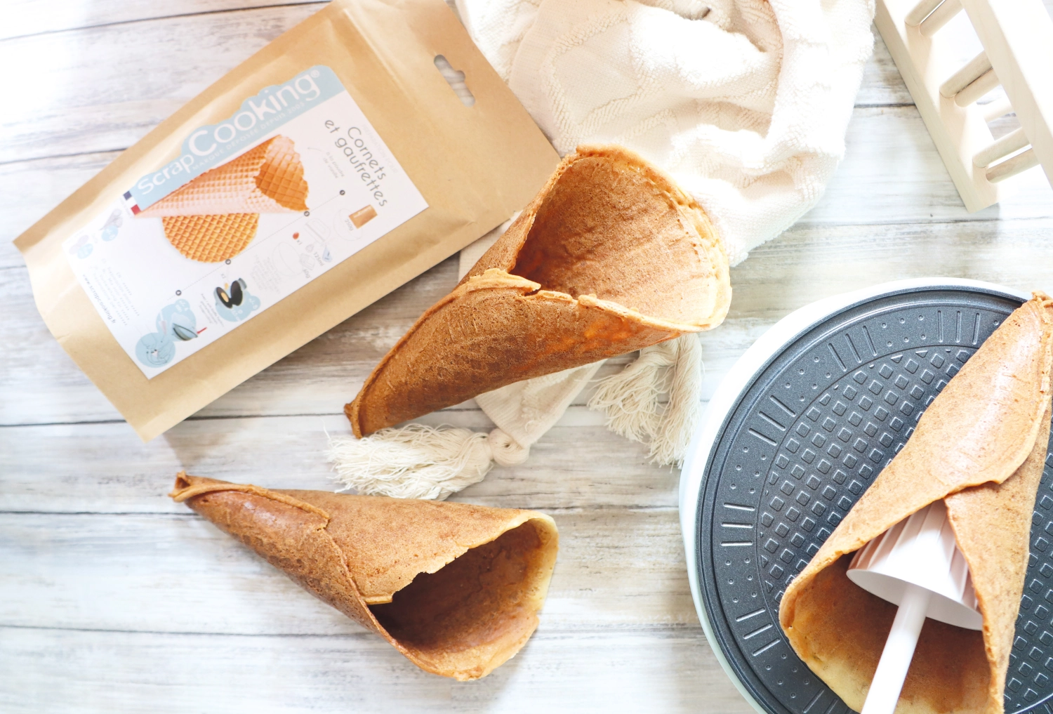 Fertigmischung für Vanillewaffeln / Cornet 250g