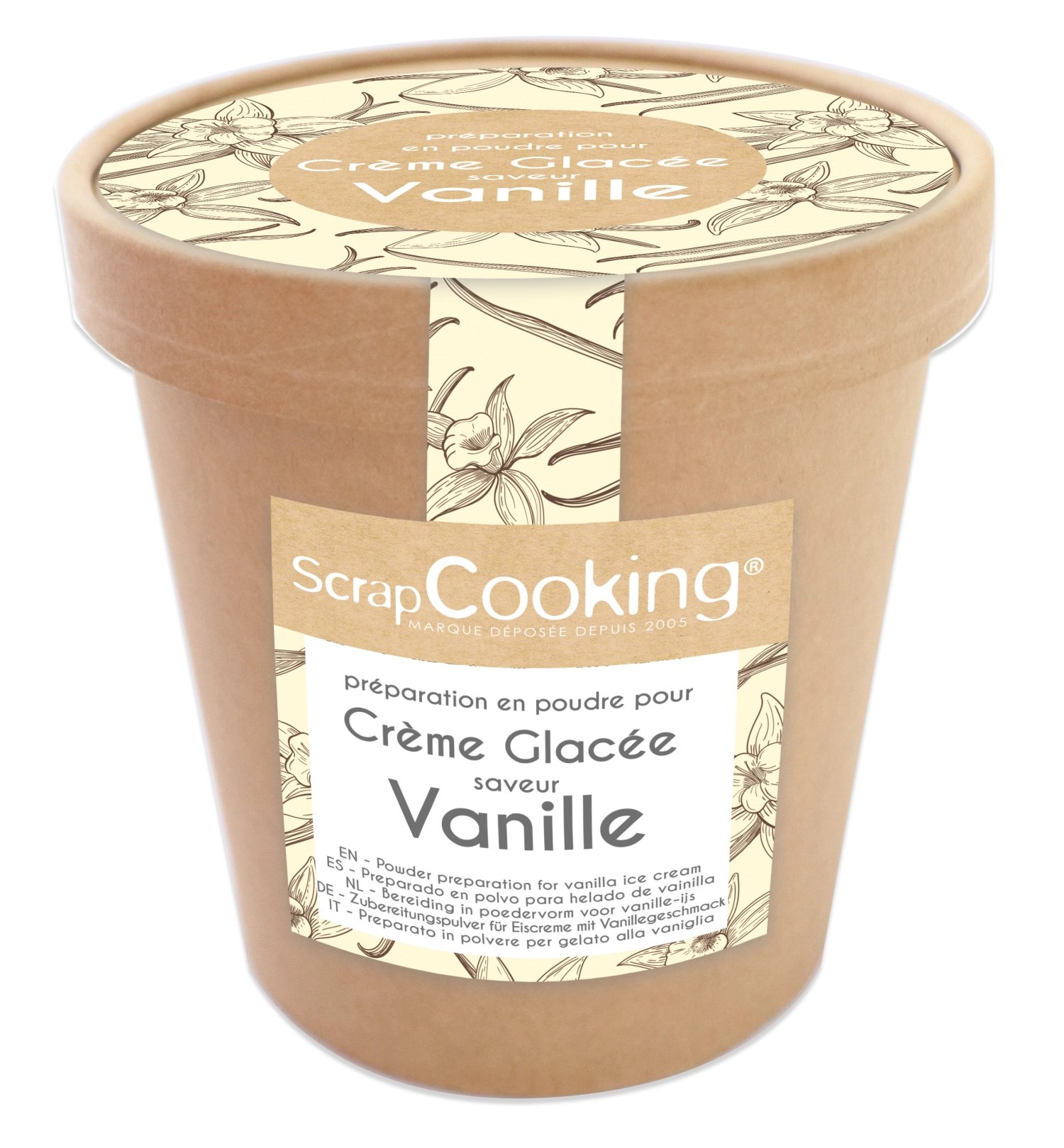 Mélange prêt à l'emploi pour crème glacée vanille 145g