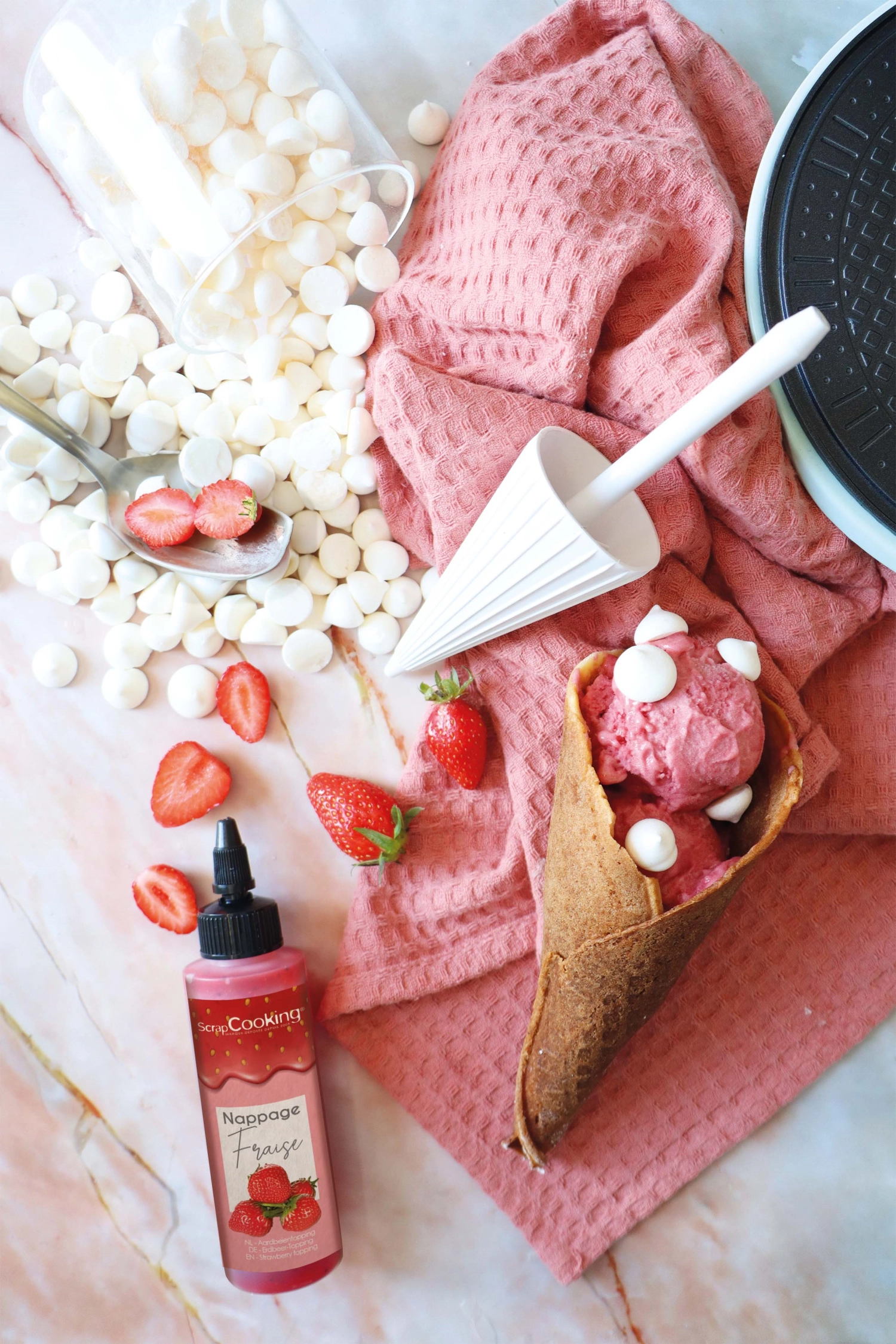 Nappage aux fraises 165g