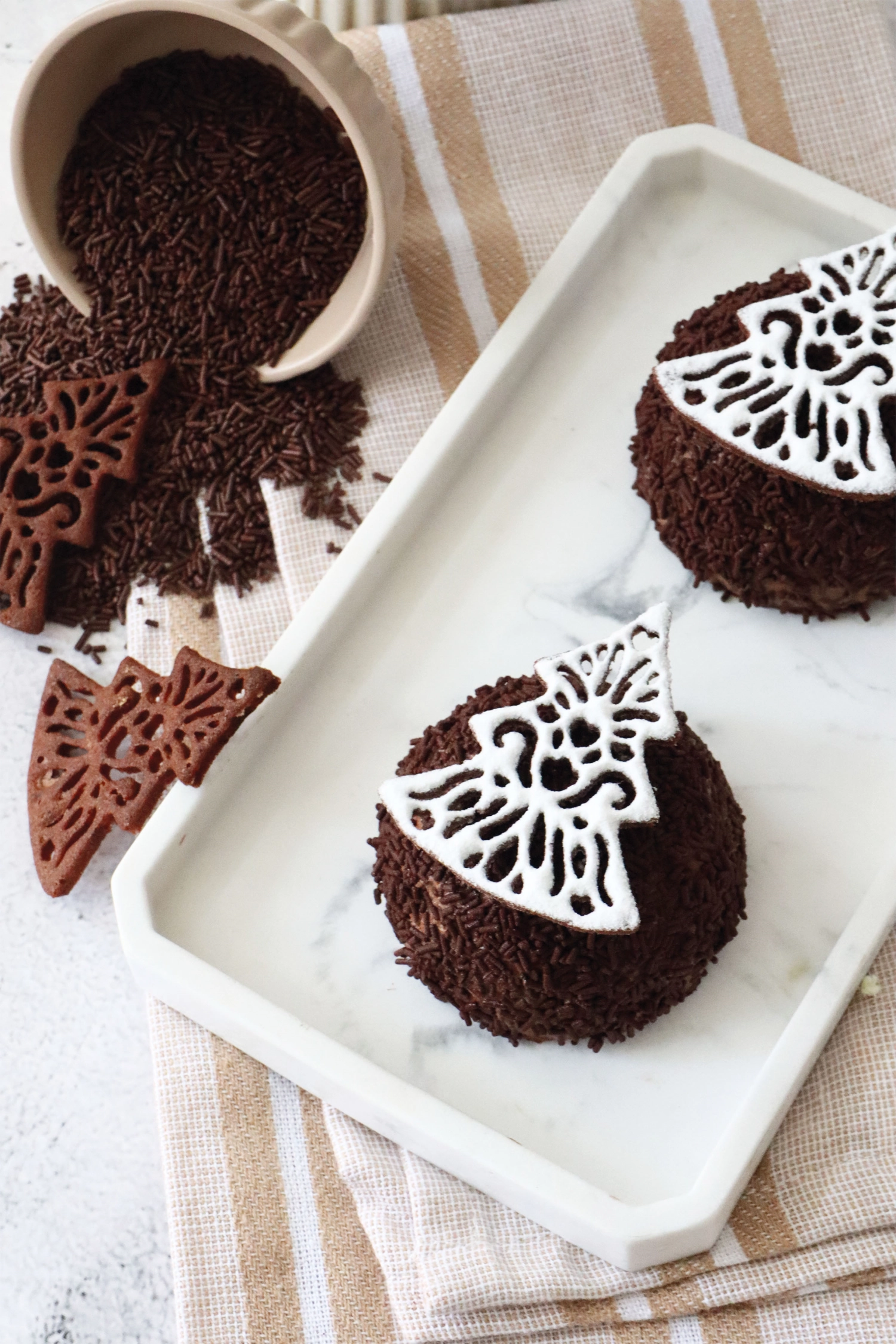 Saupoudres de sucre chocolat noir 70g