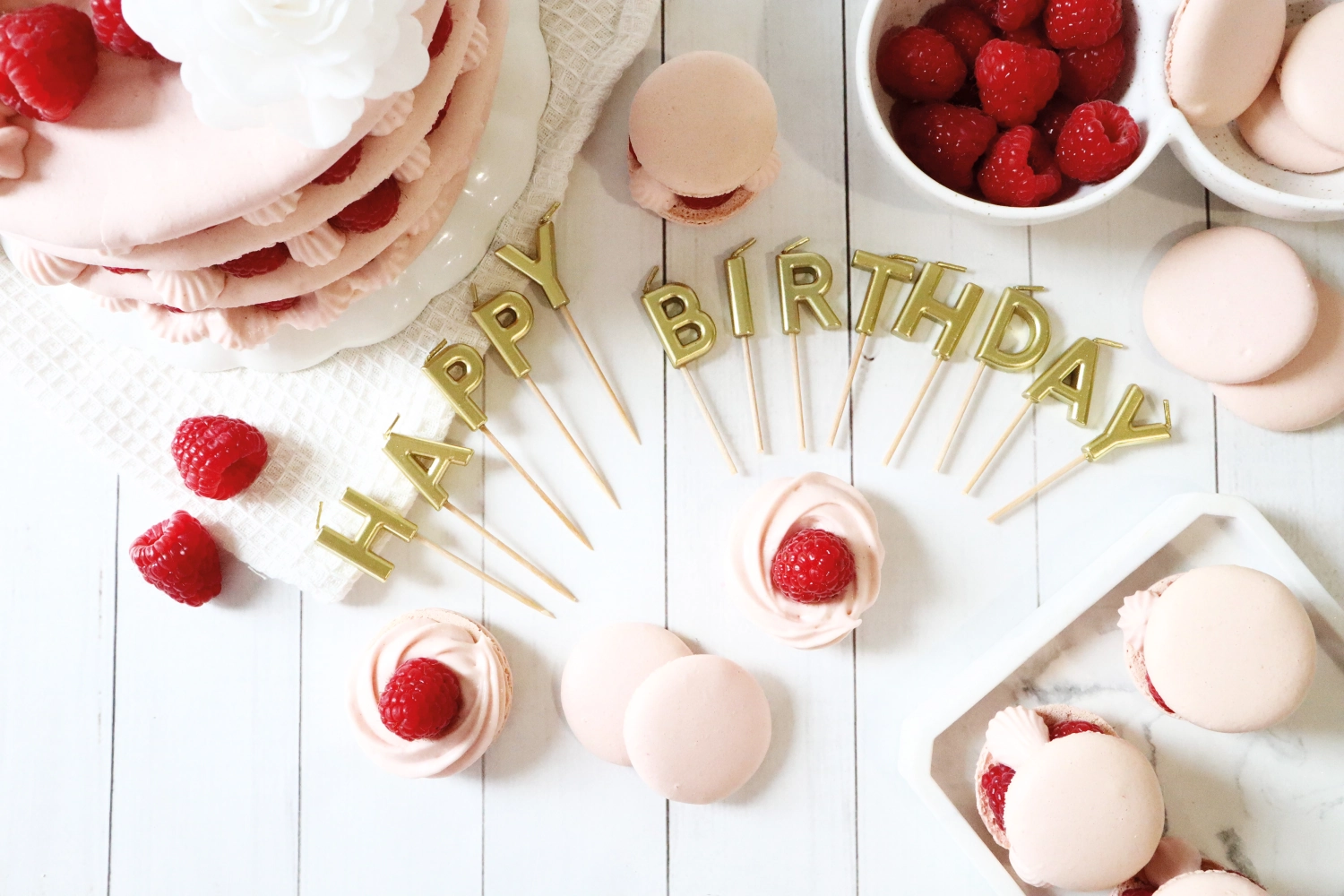 Kerzen Happy Birthday