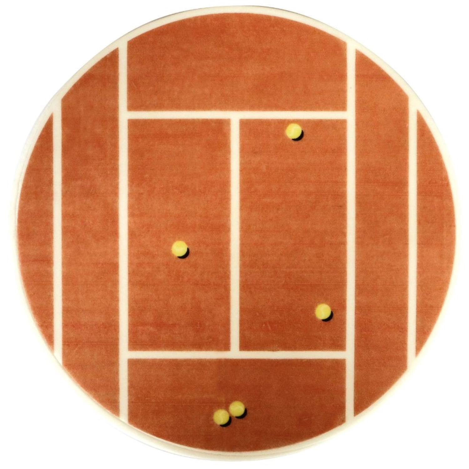 Dessus de tarte comestible en papier sucre Tennis