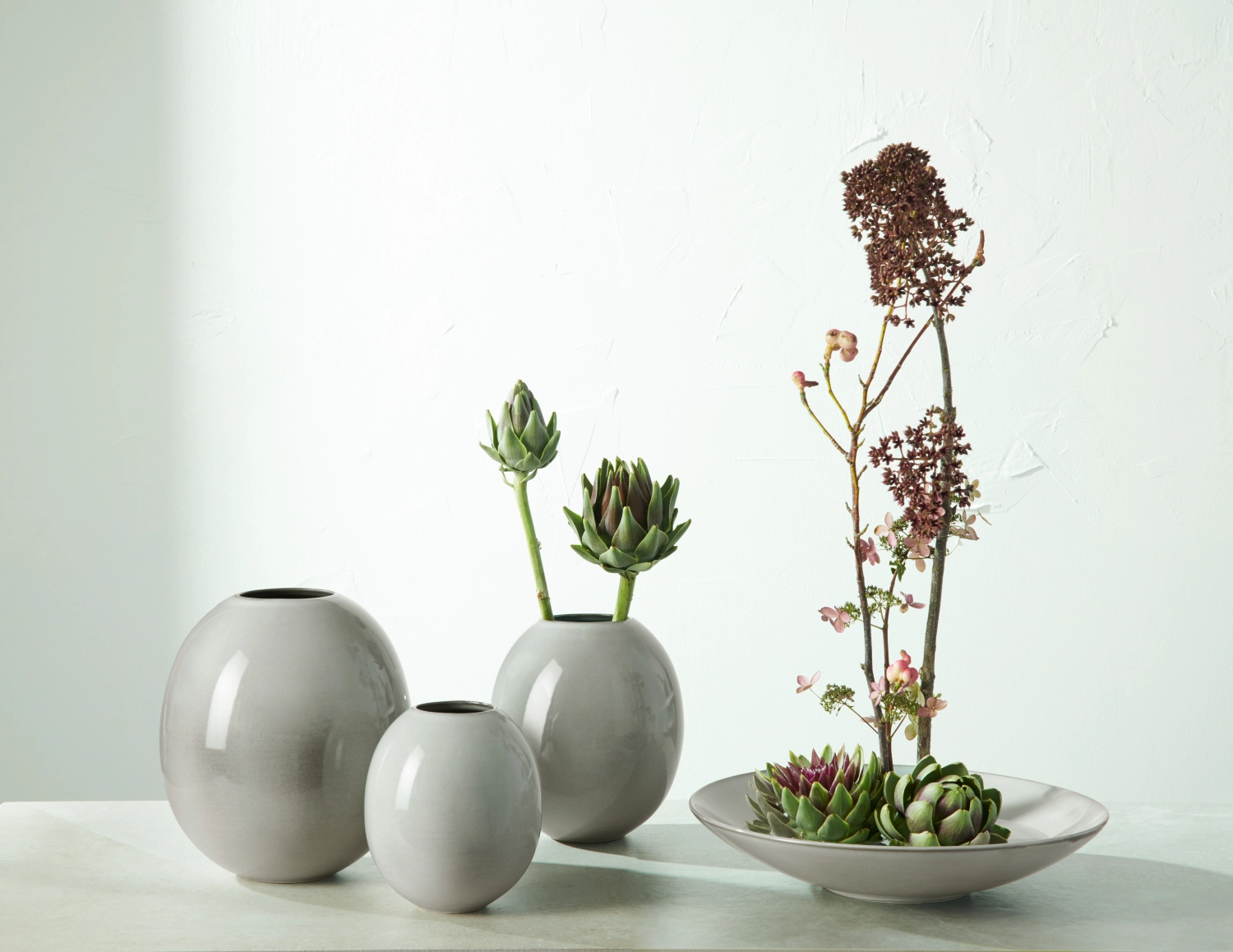 Tamago Vase, eggshell