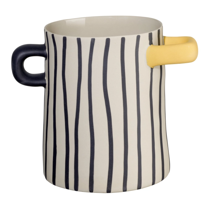 Rayu vase, rayures verticales