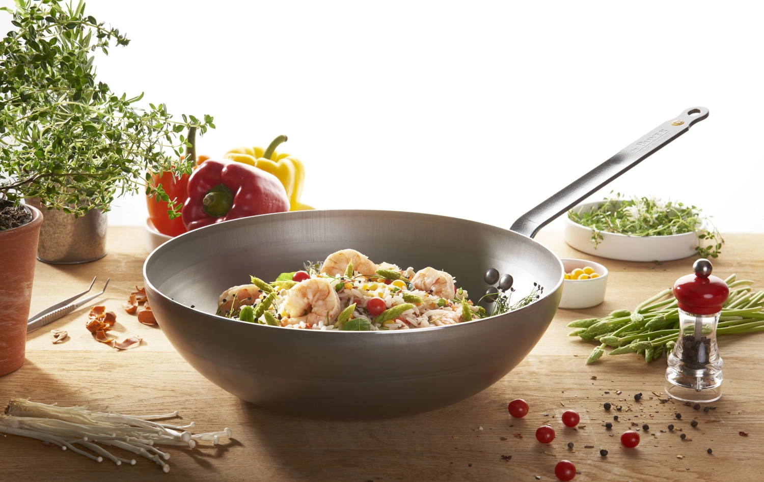 Mineral b element wok ø 28cm