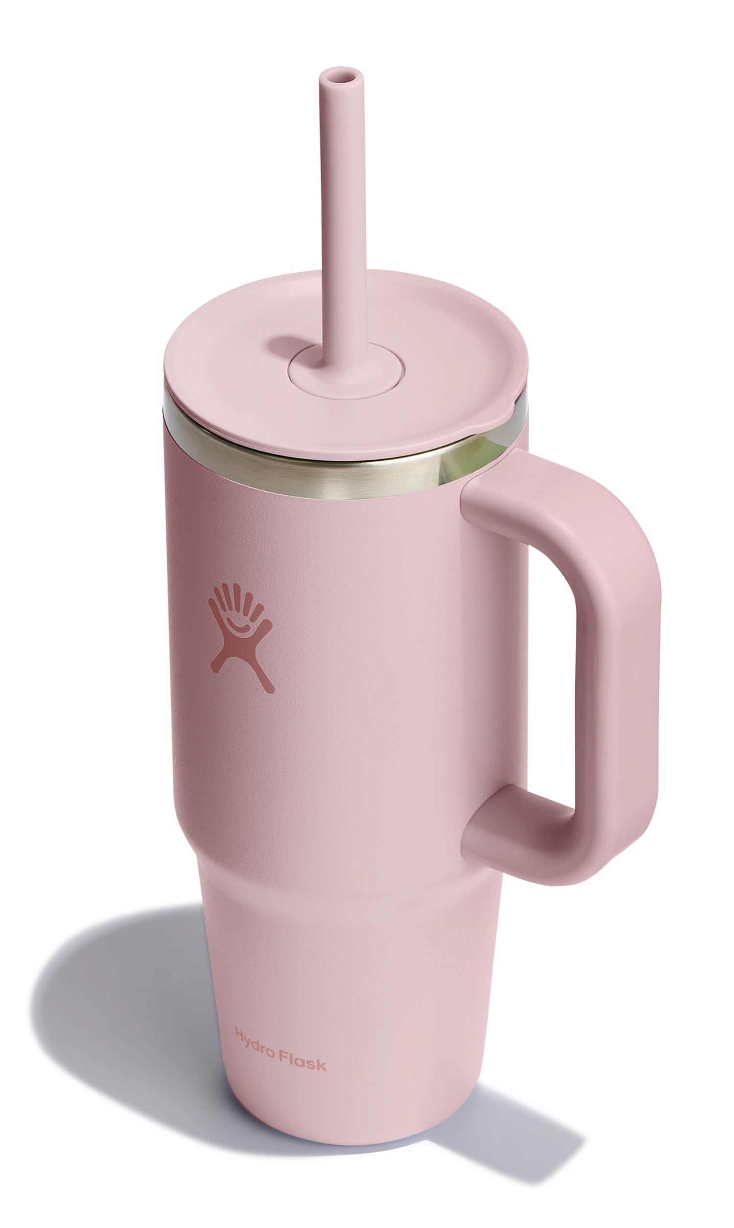 Reisebecher mit Trinkhalm