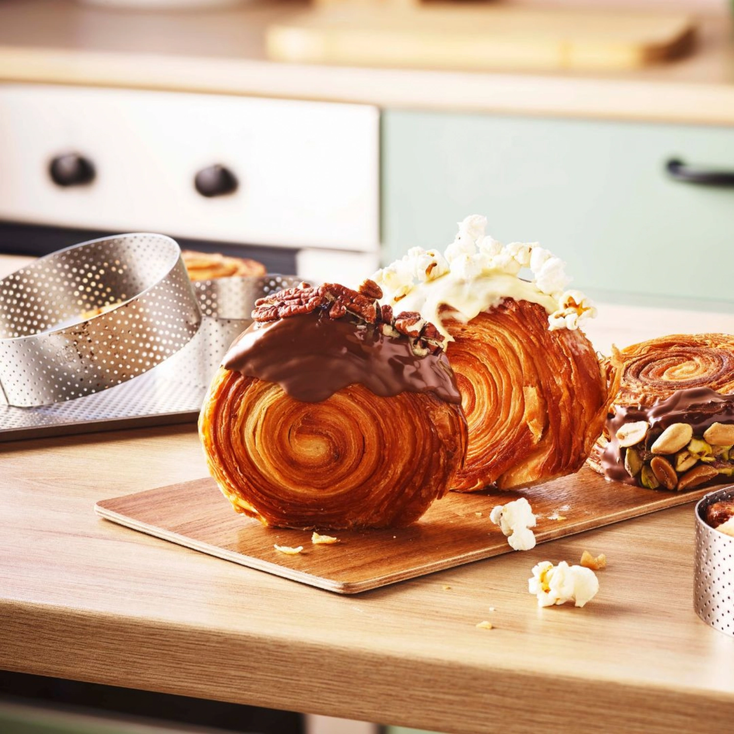 Backform perforiert rund