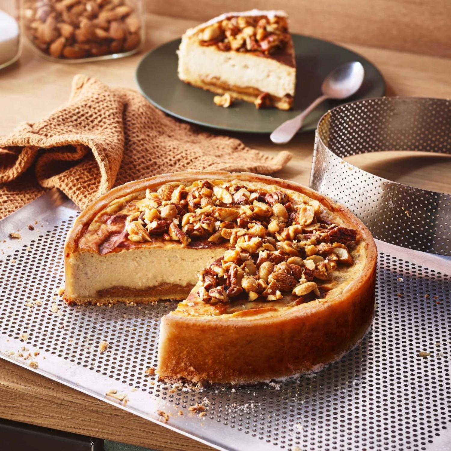 Backform perforiert rund