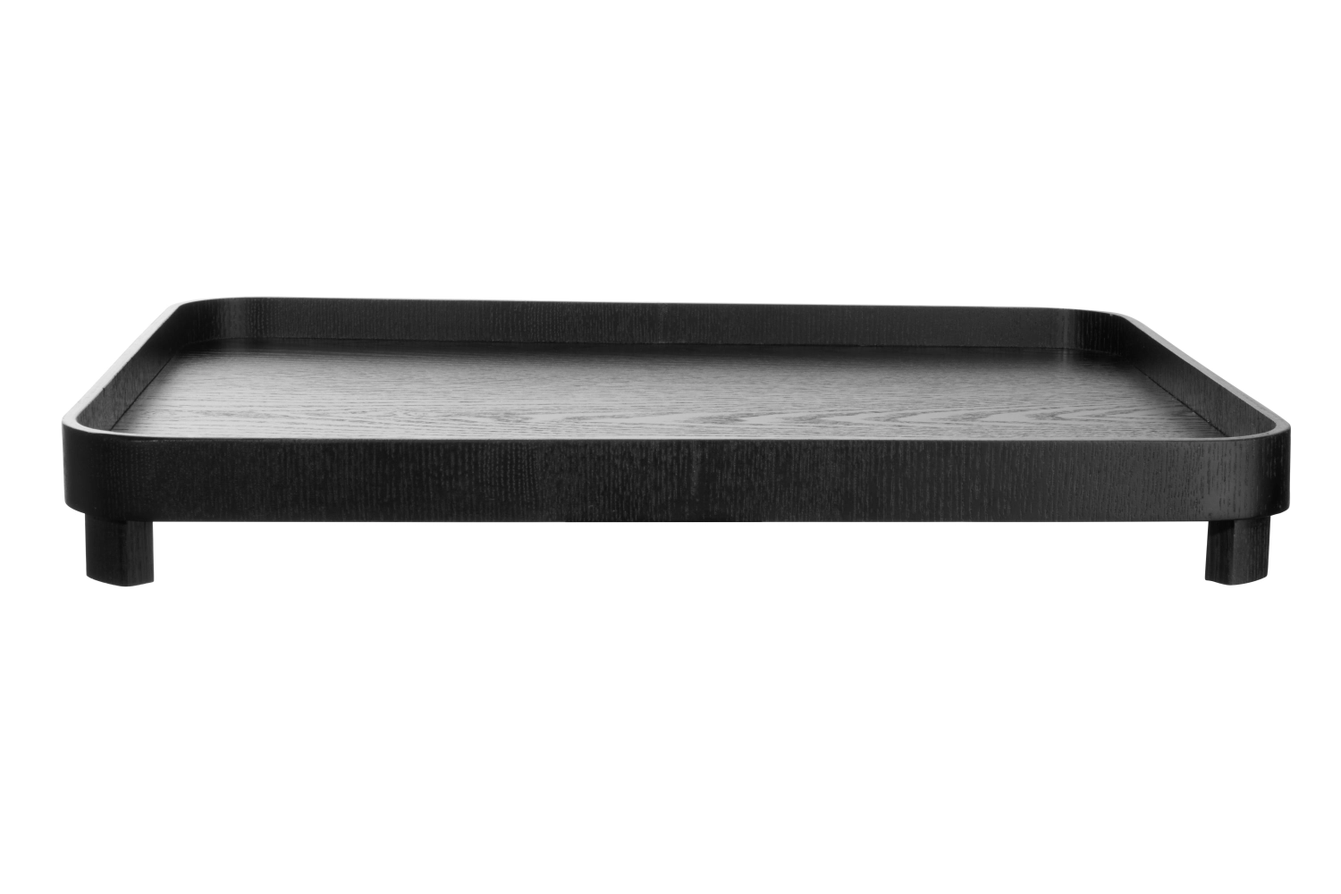 Wood Tablett auf Fuss