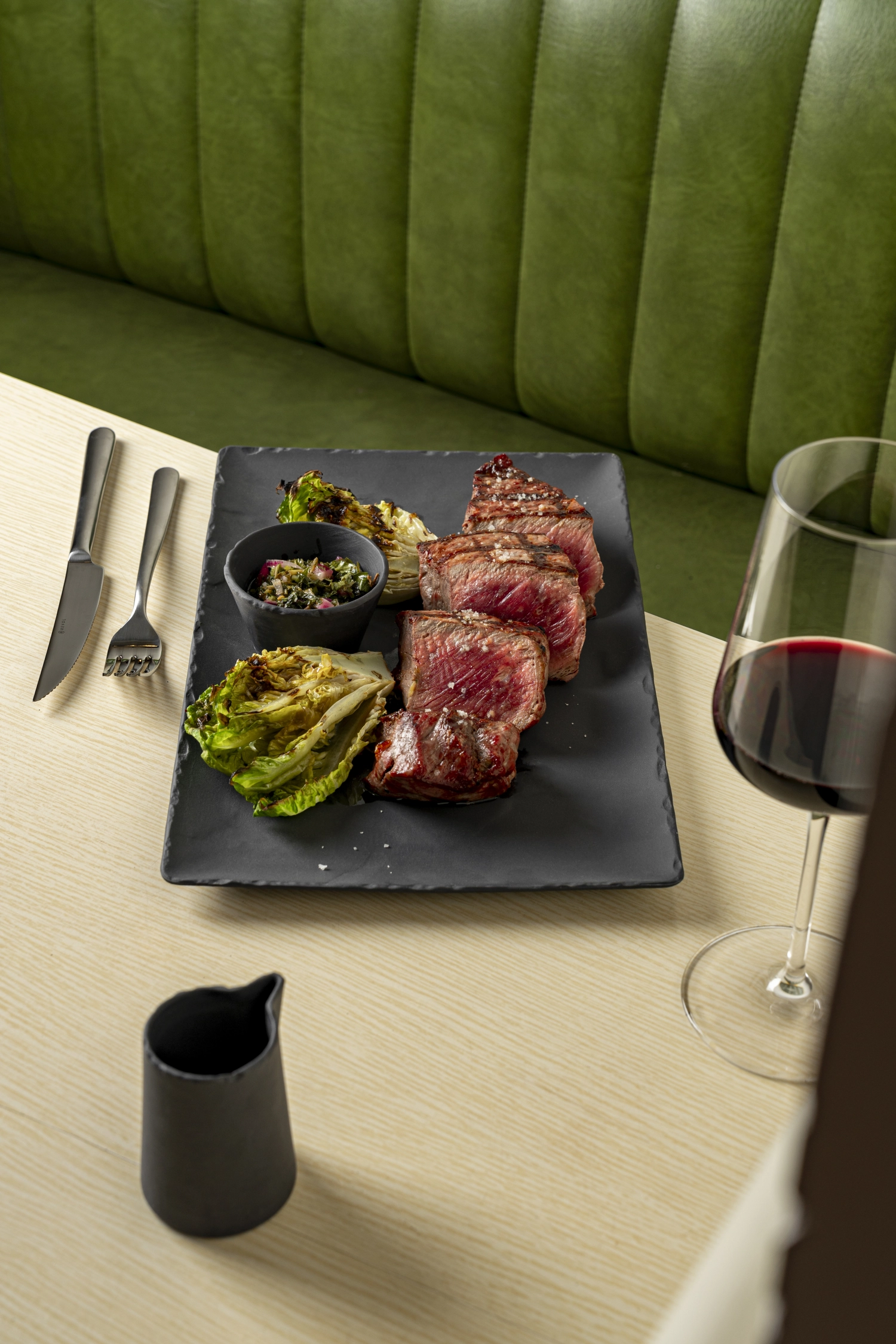 Basalt Teller rechteckig