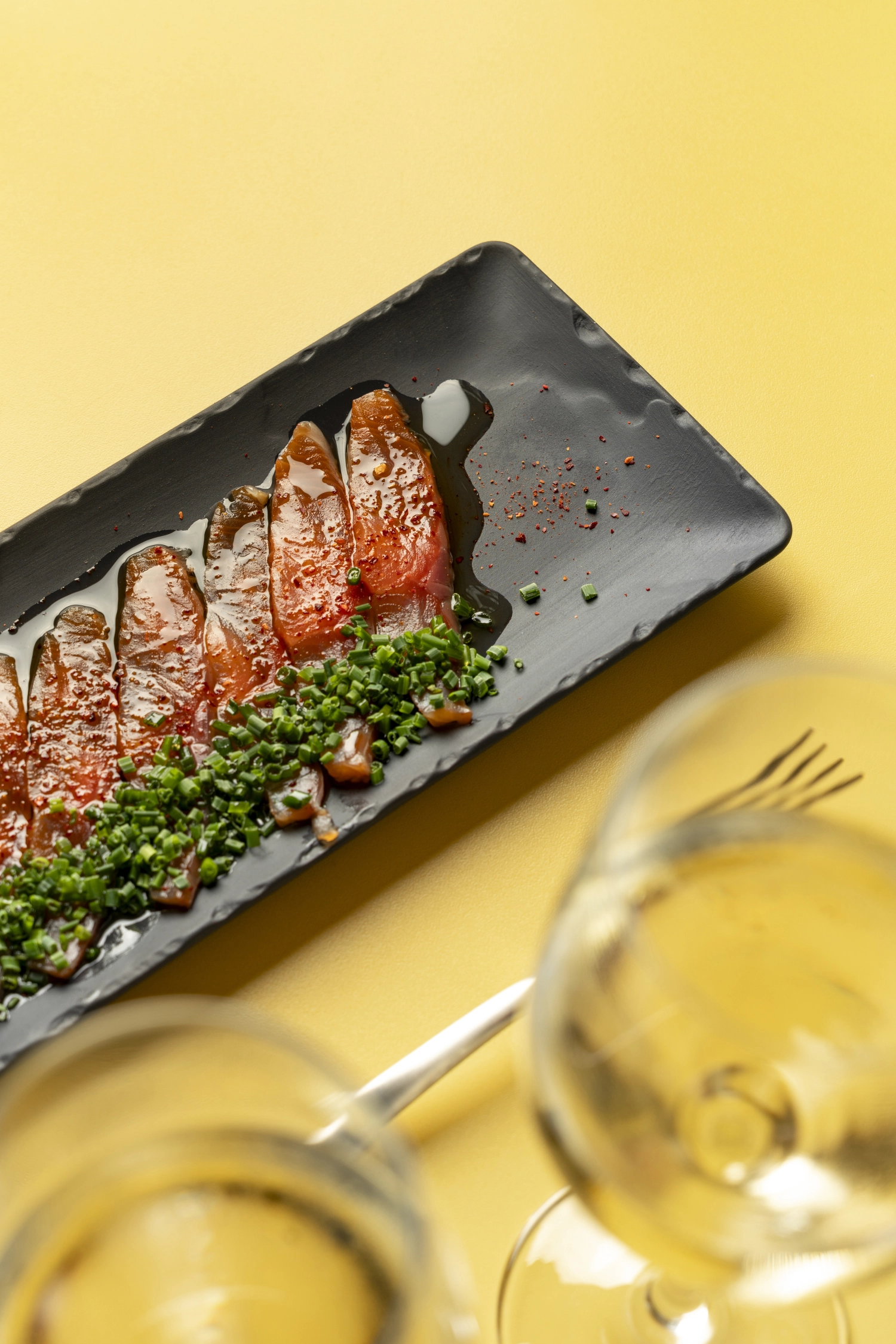 Basalt Teller rechteckig