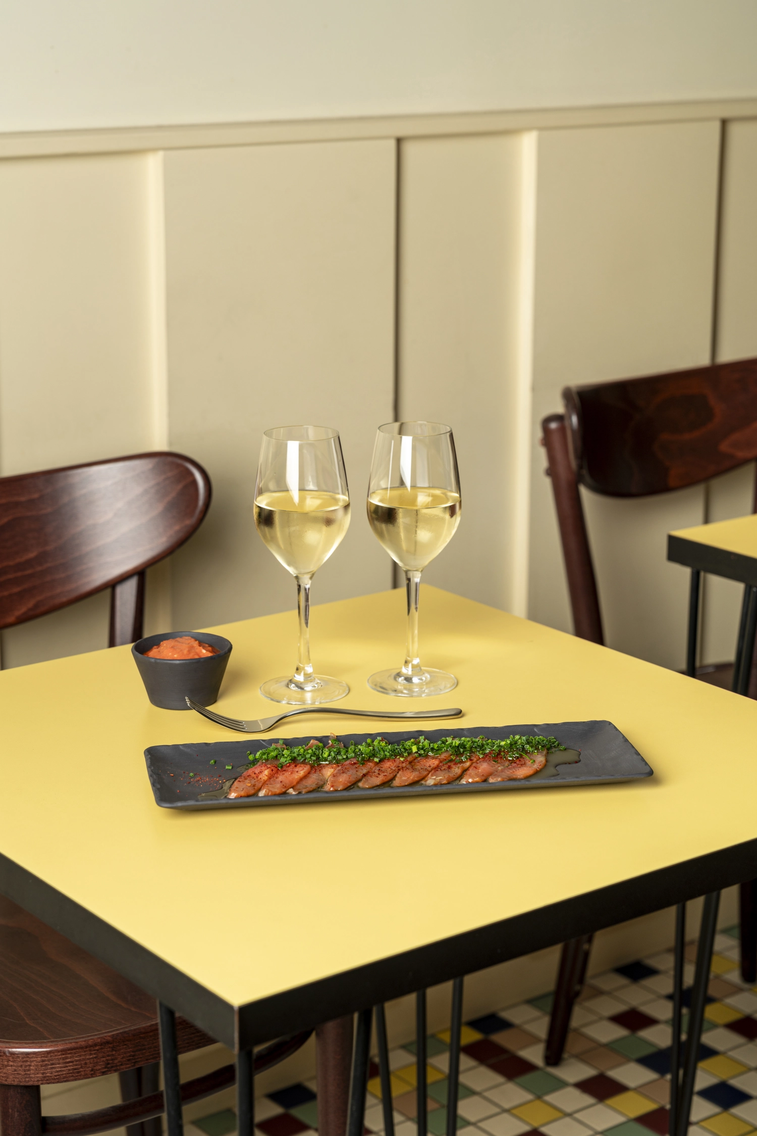 Basalt Teller rechteckig