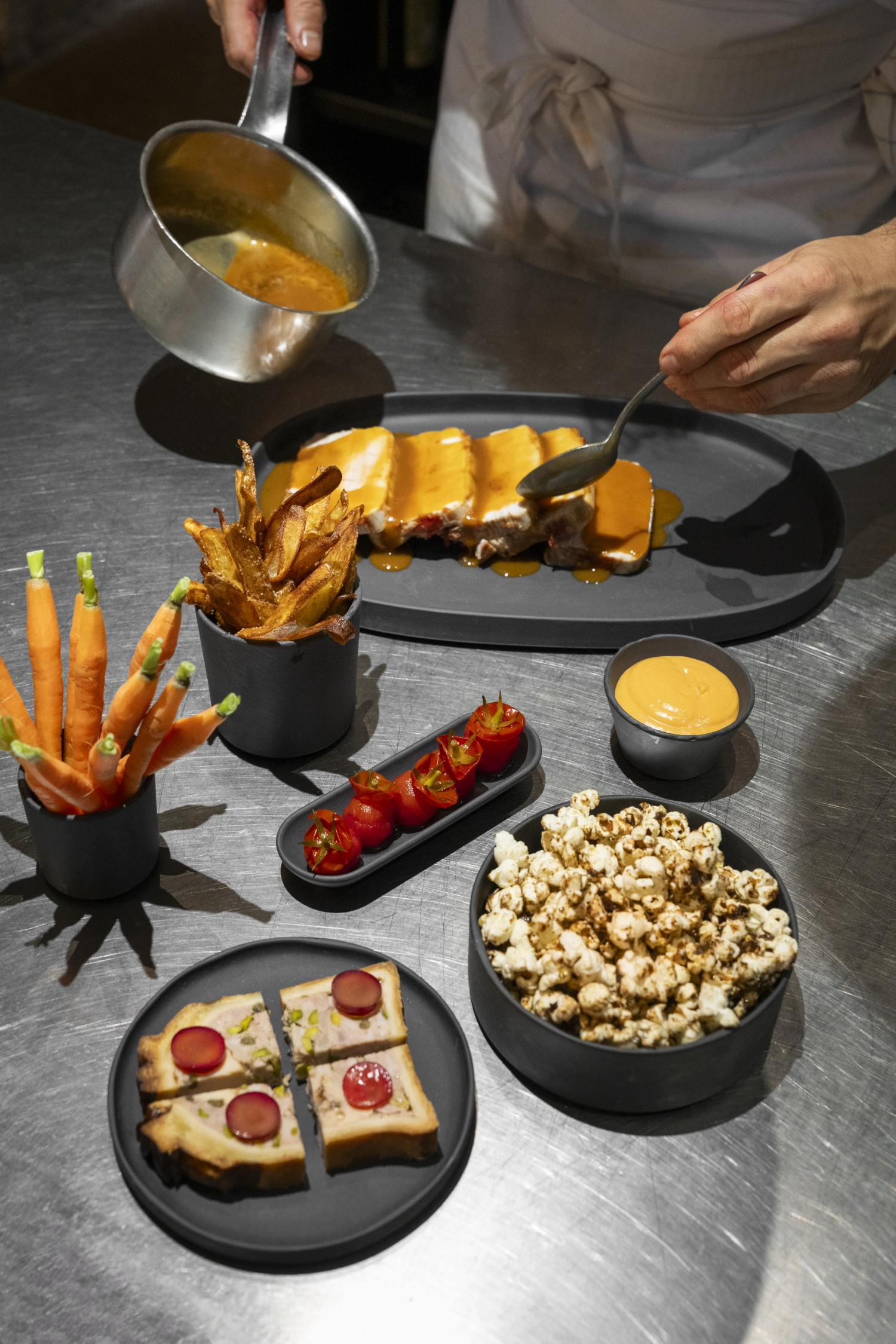 Caractère Black assiette gourmande