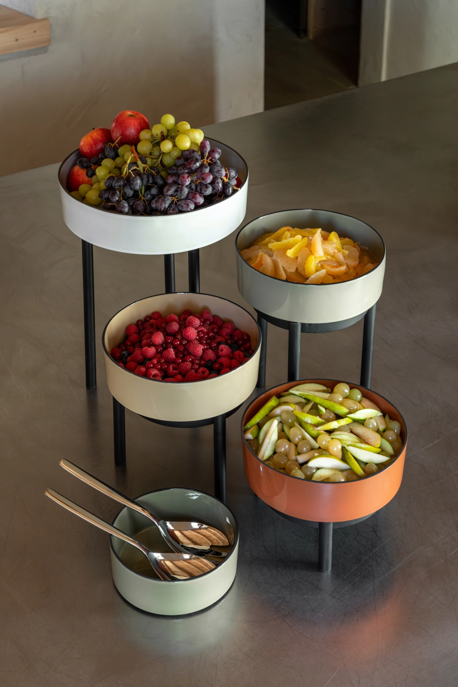 Caractère plat rond