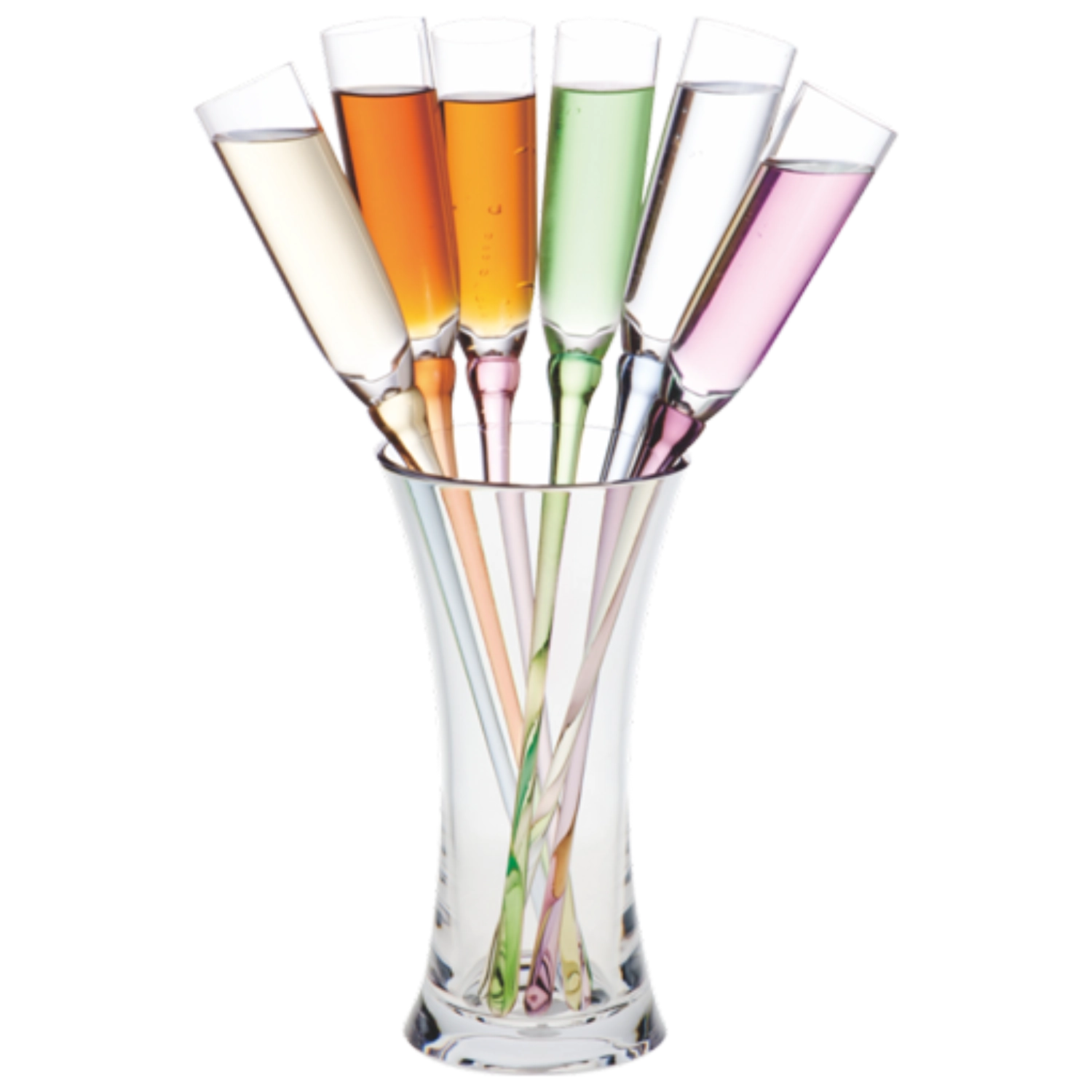 6er Set Champagnerglas