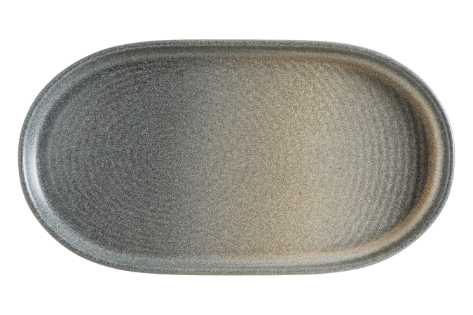 Ripple Hornfels Assiette ovale