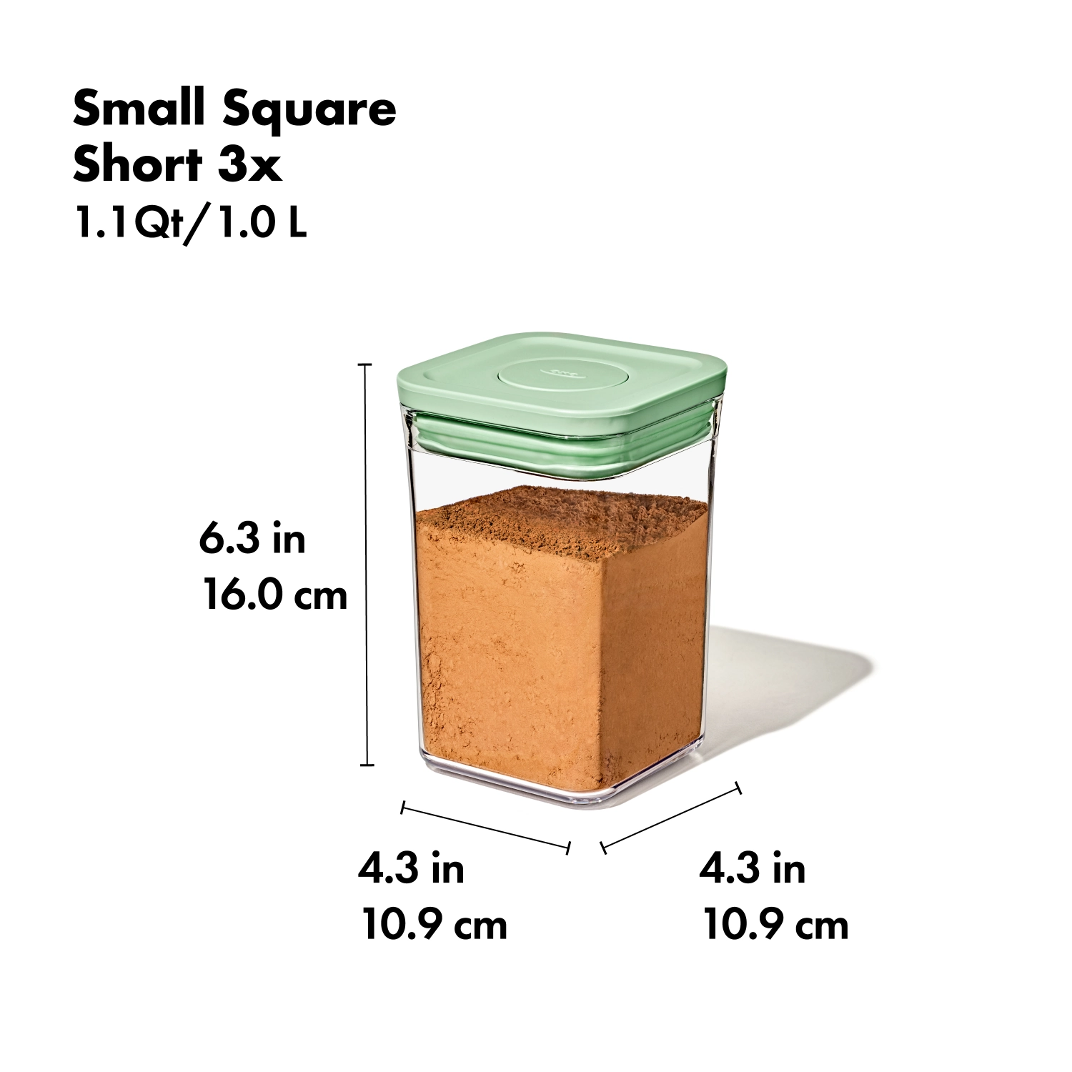 3er Set Good Grips Pop Aufbewahrungsboxen mit Löffel