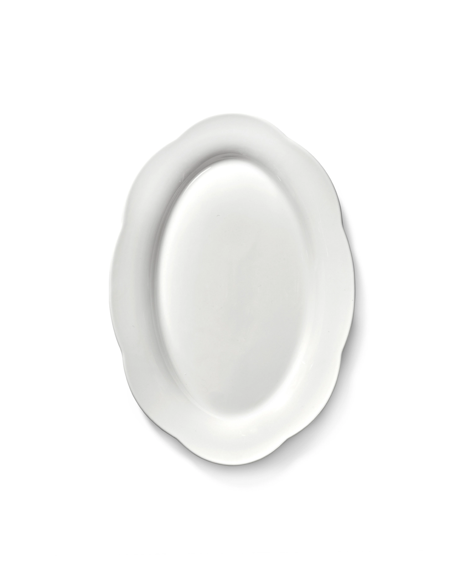 Silhouette Teller tief oval