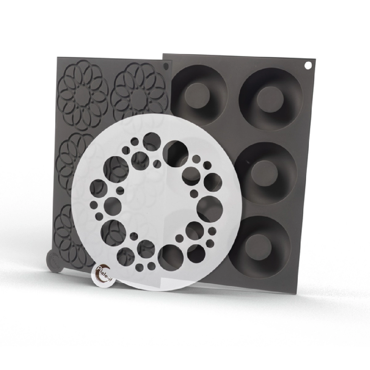 Plate-it Moules Cercle 3 pièces