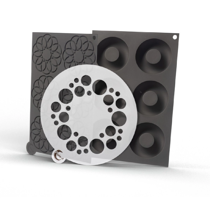 3tlg. Formenset Circle