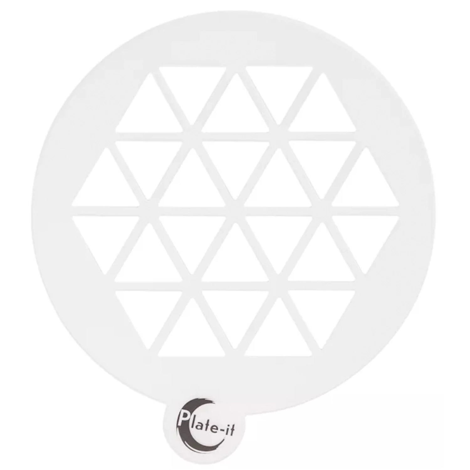 Plate-it Gabarits pour assiettes Hexagone 6 pièces