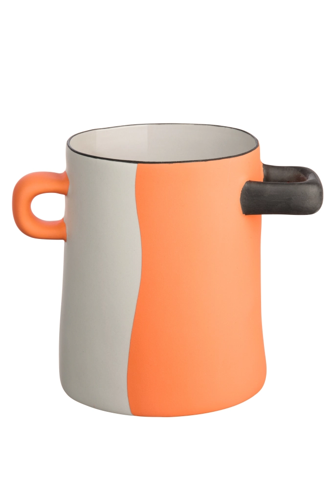 Rayu Vase, orange divisé