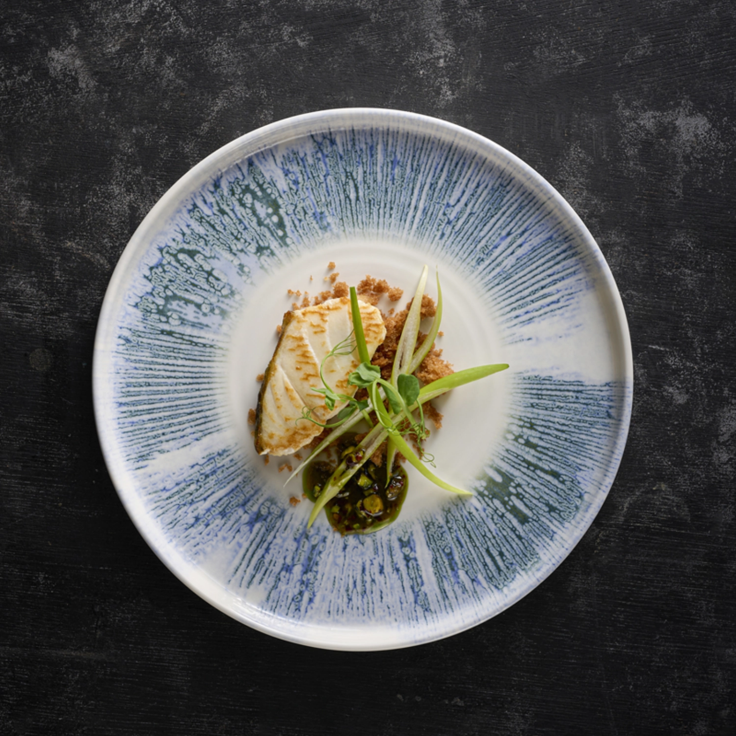 Lyra Blue Walled Teller