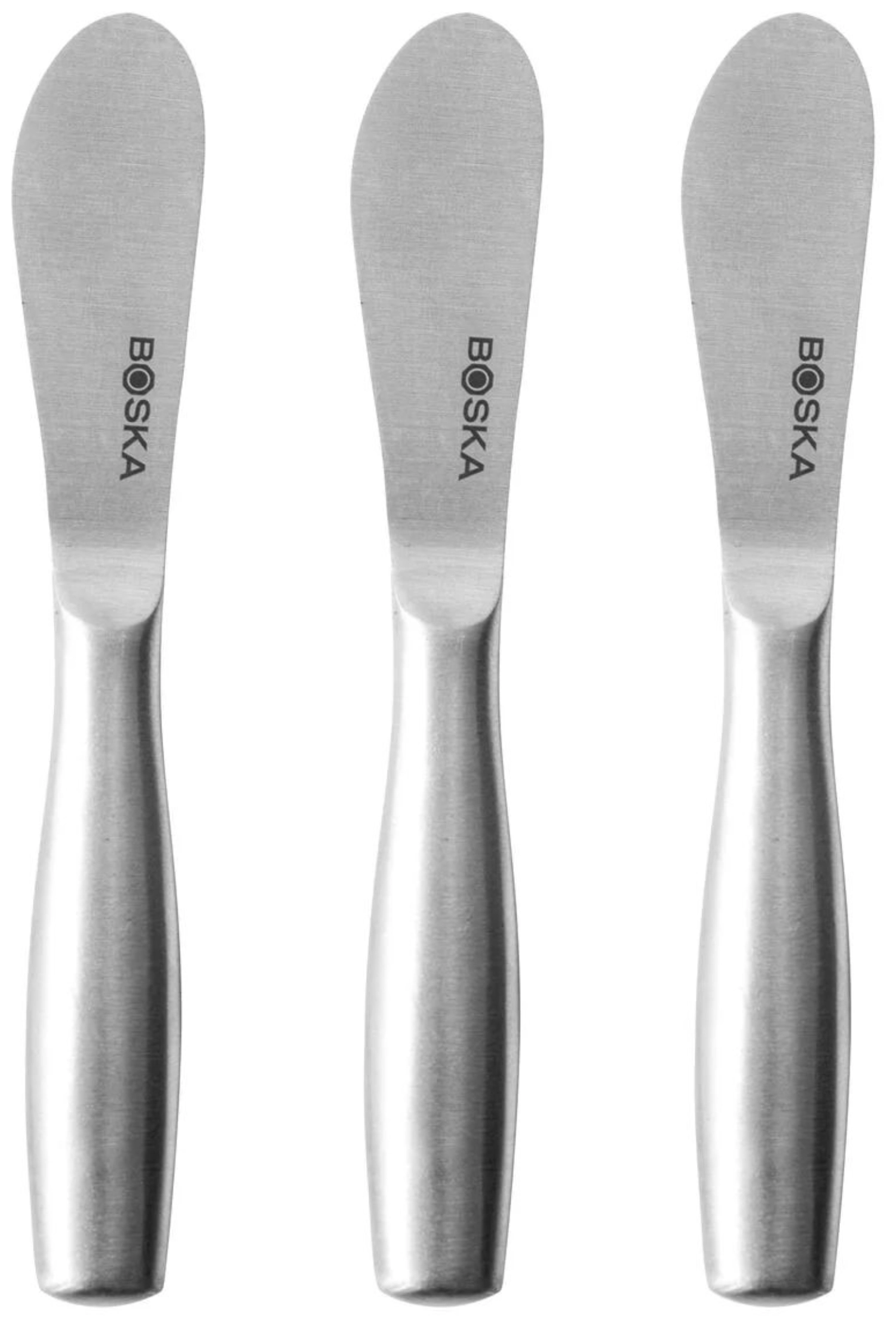 Streichmesser-Set Copenhagen silber Edelstahl 170x125x20mm