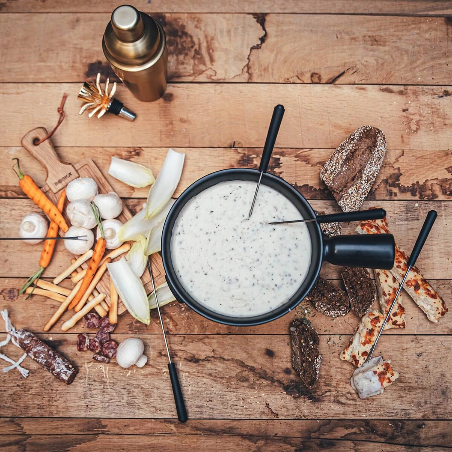 Caquelon à fondue nero