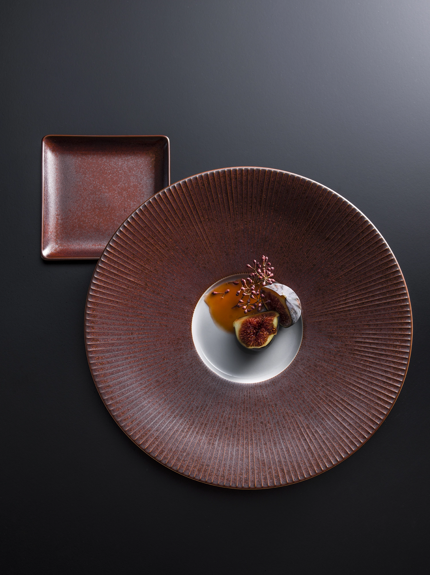 Granité rouge Teller mis en bouche