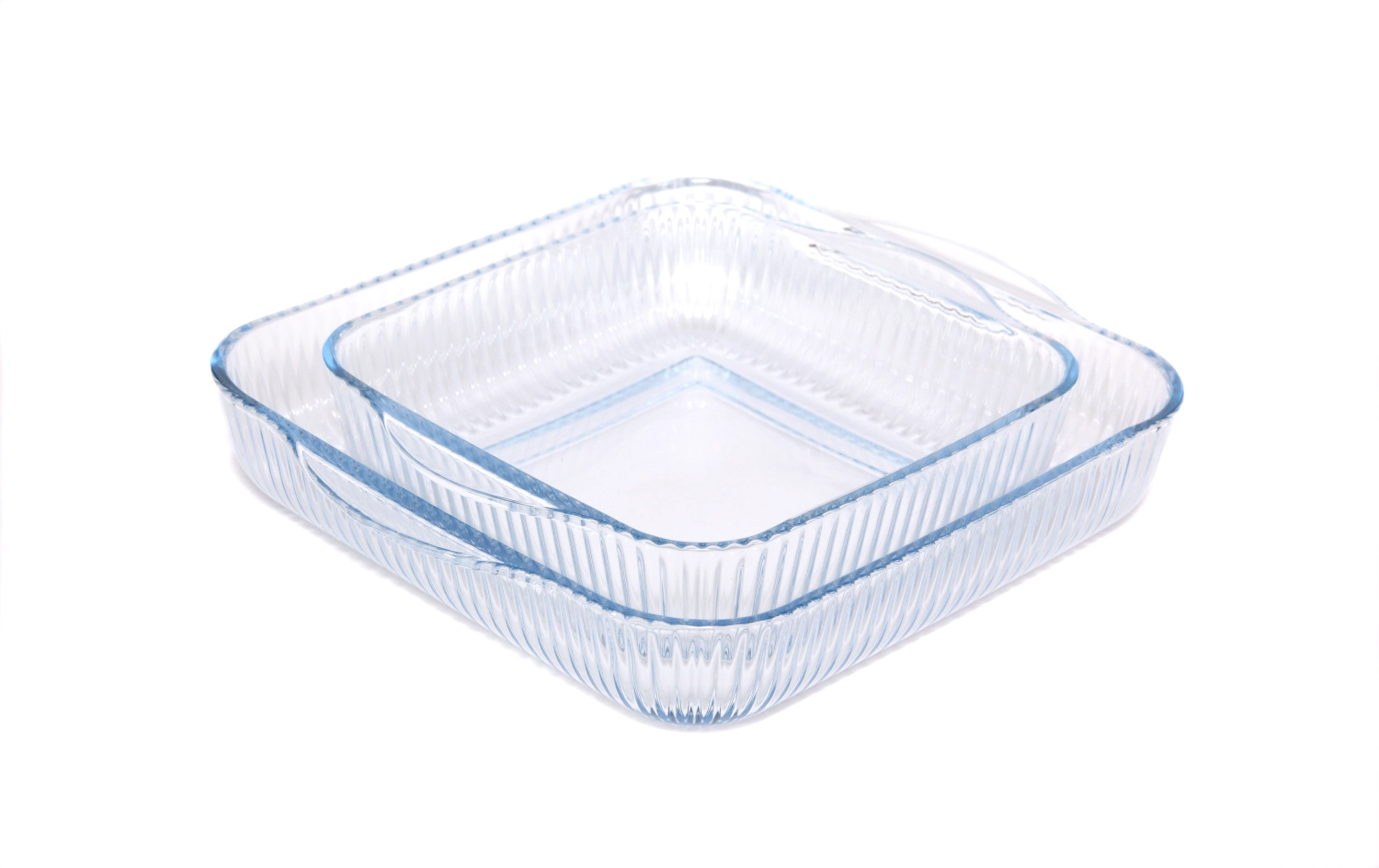 2er Set Auflaufform mit Prägung