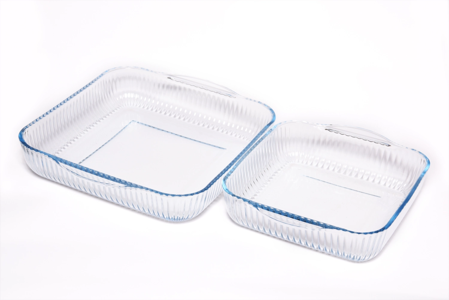 2er Set Auflaufform mit Prägung