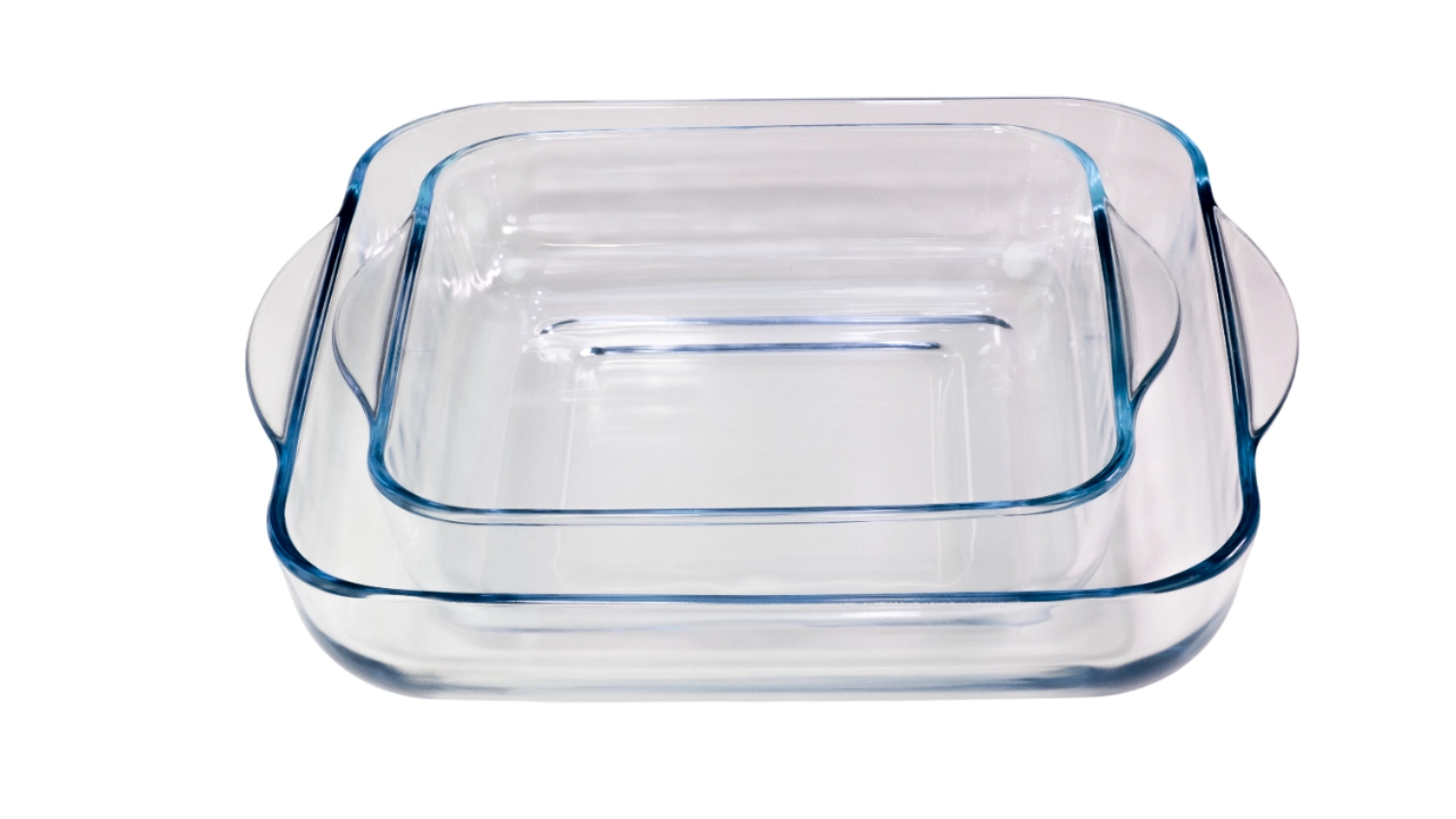 Lot de 2 plats à gratin carr.