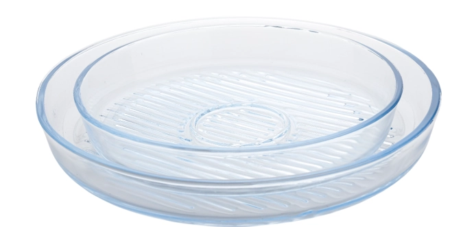 Set de 2 moules à pâtisserie avec grillage rond